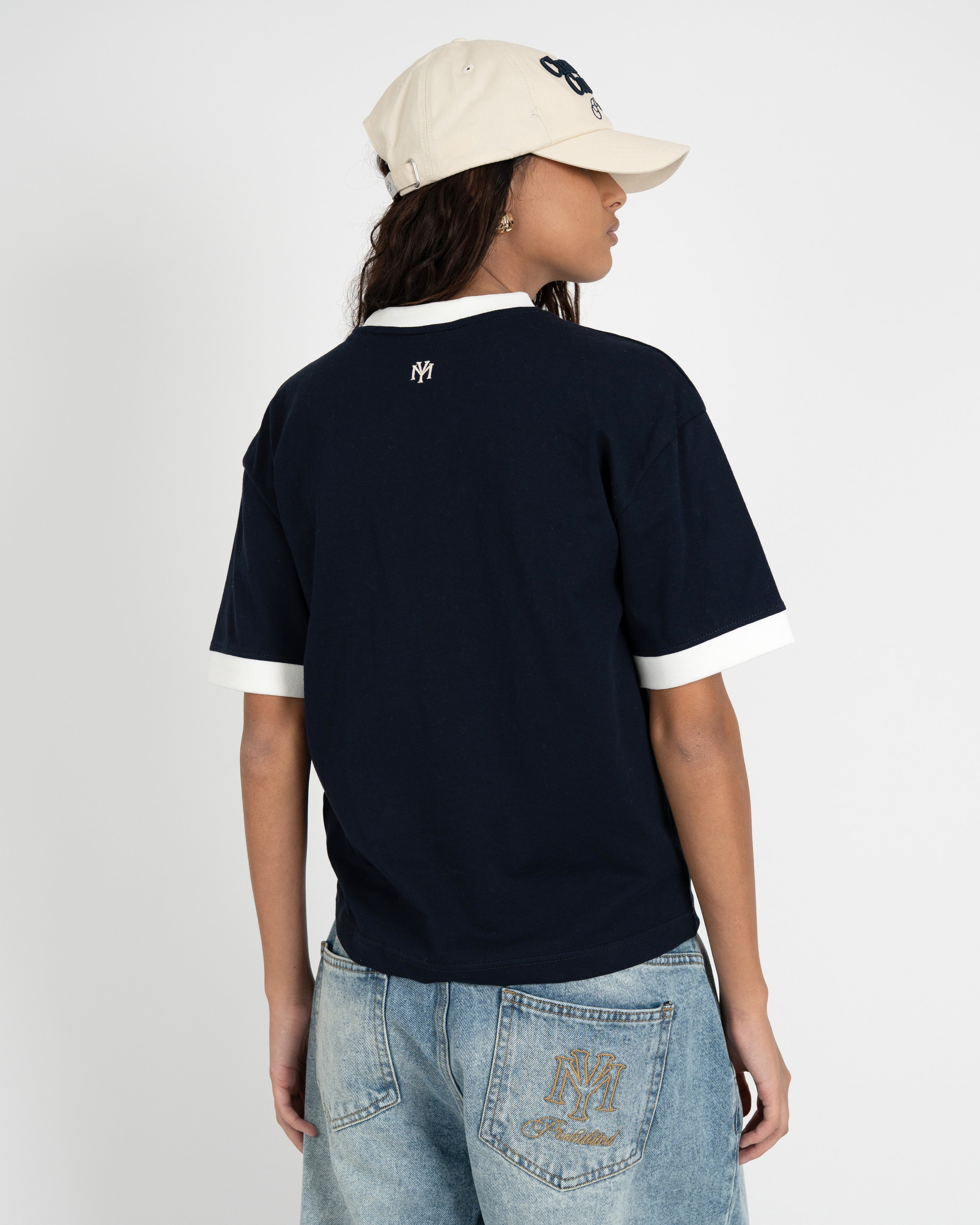 Modern Yuppies Contrast Tee Deep Blue