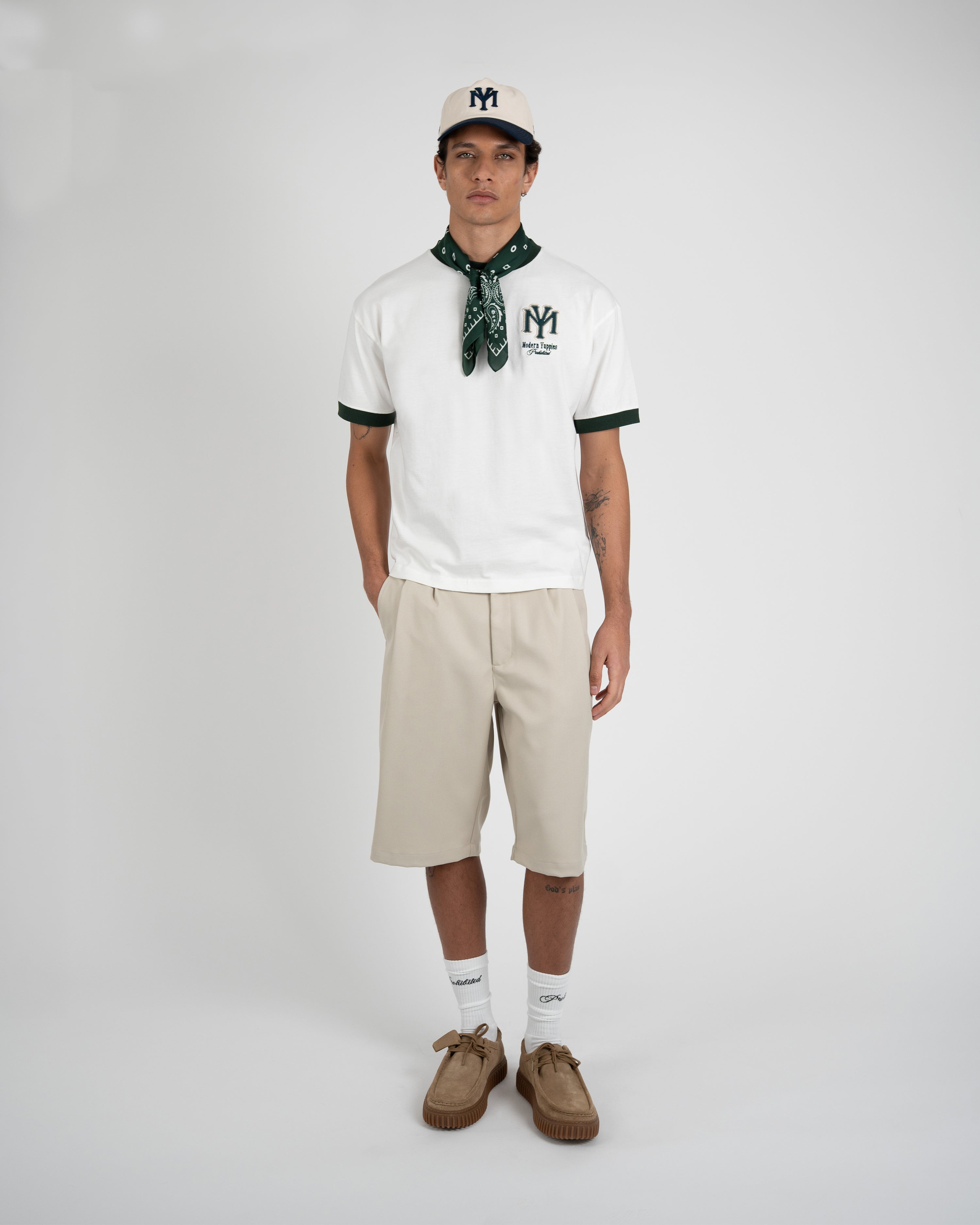 Modern Yuppies Contrast Tee Off-White