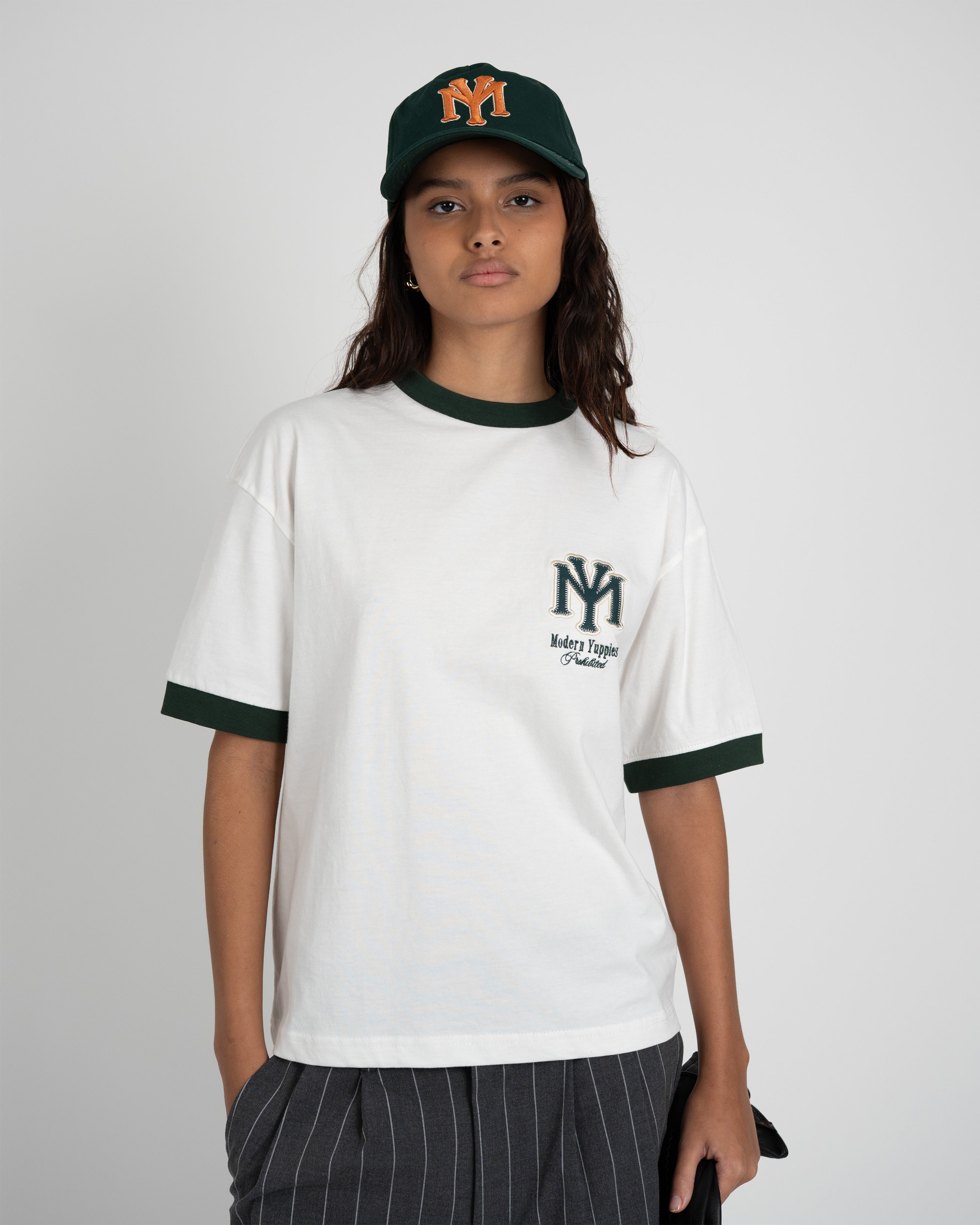 Modern Yuppies Contrast Tee Off-White