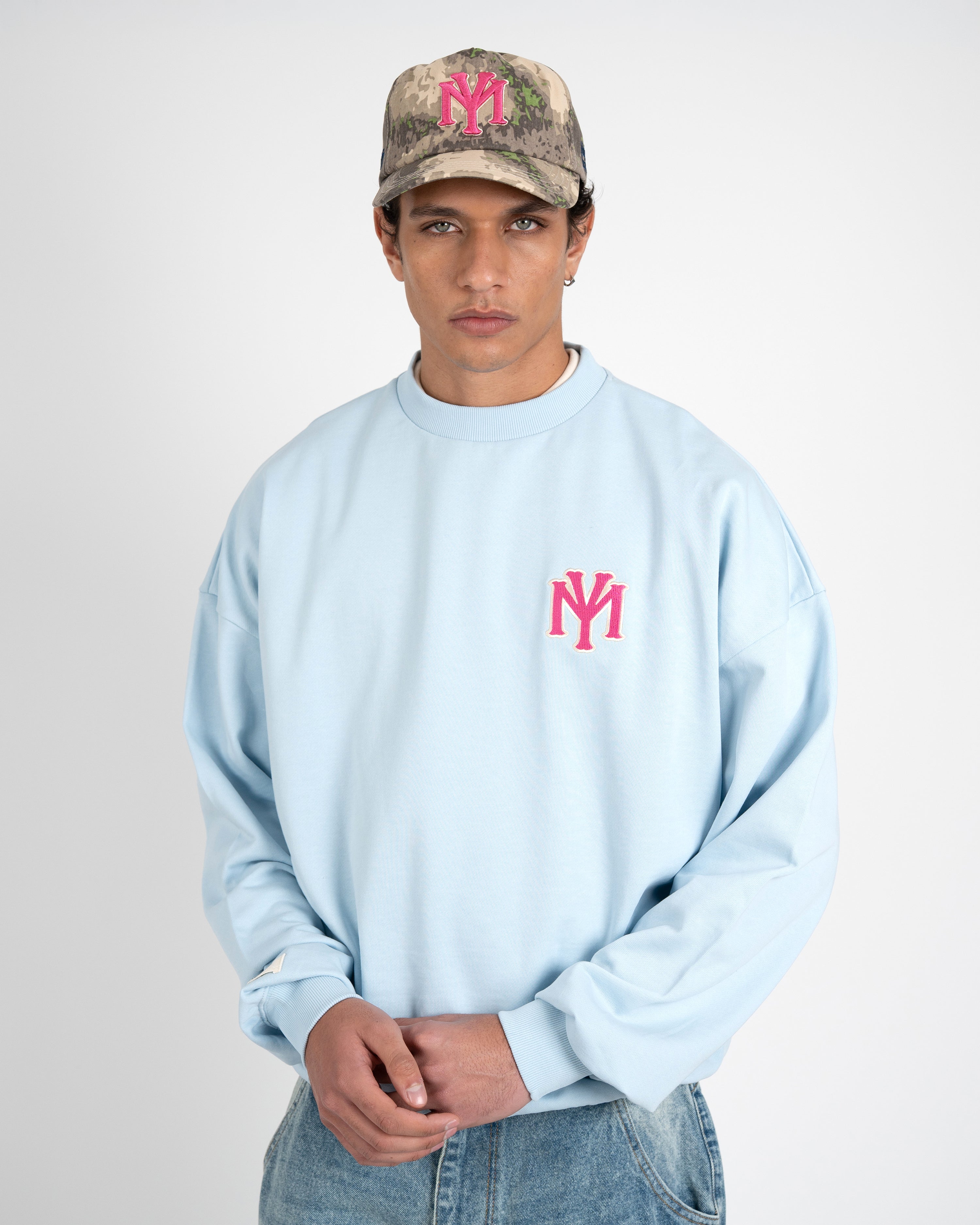 Modern Yuppies Crew Neck Sky Blue