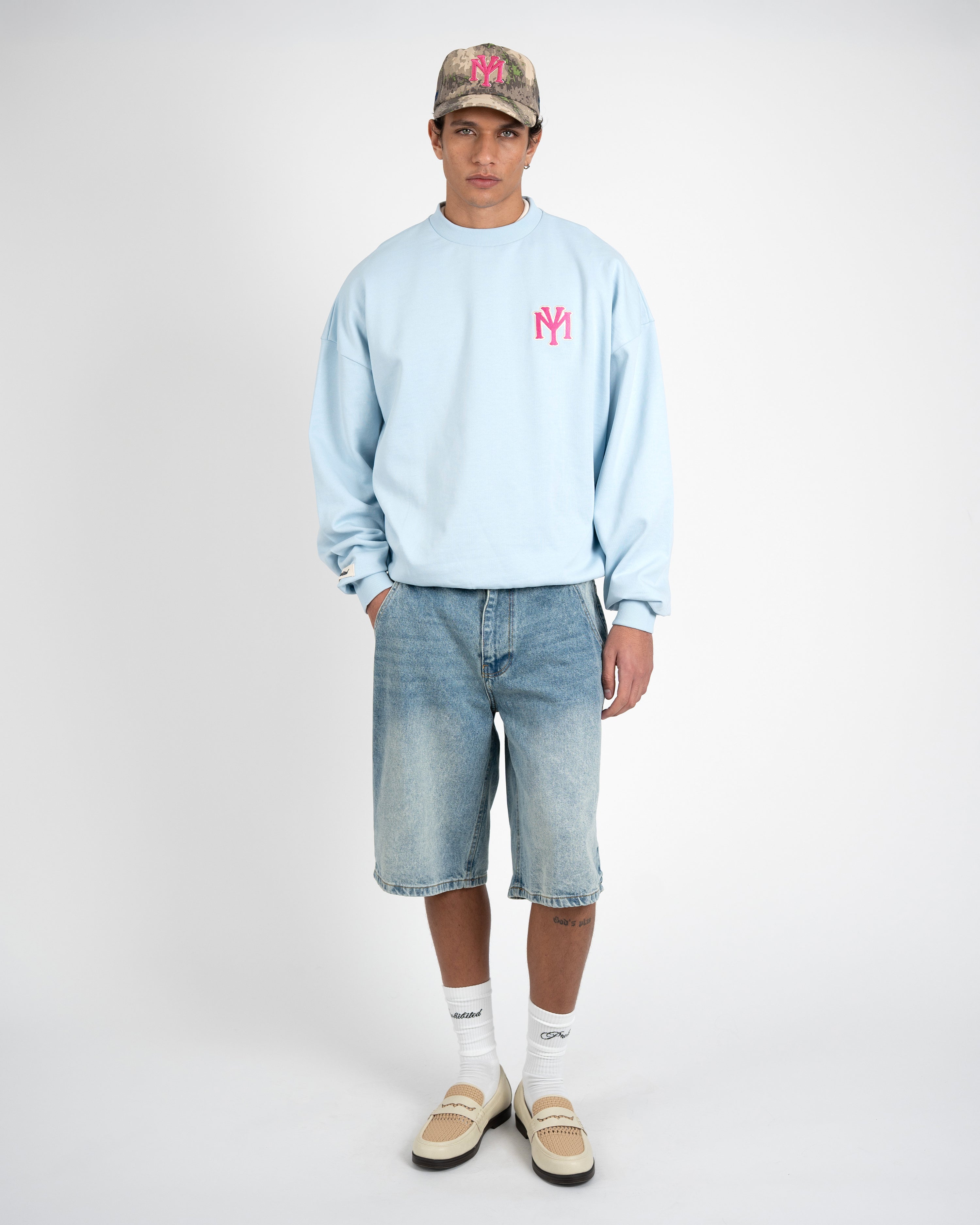 Modern Yuppies Crew Neck Sky Blue