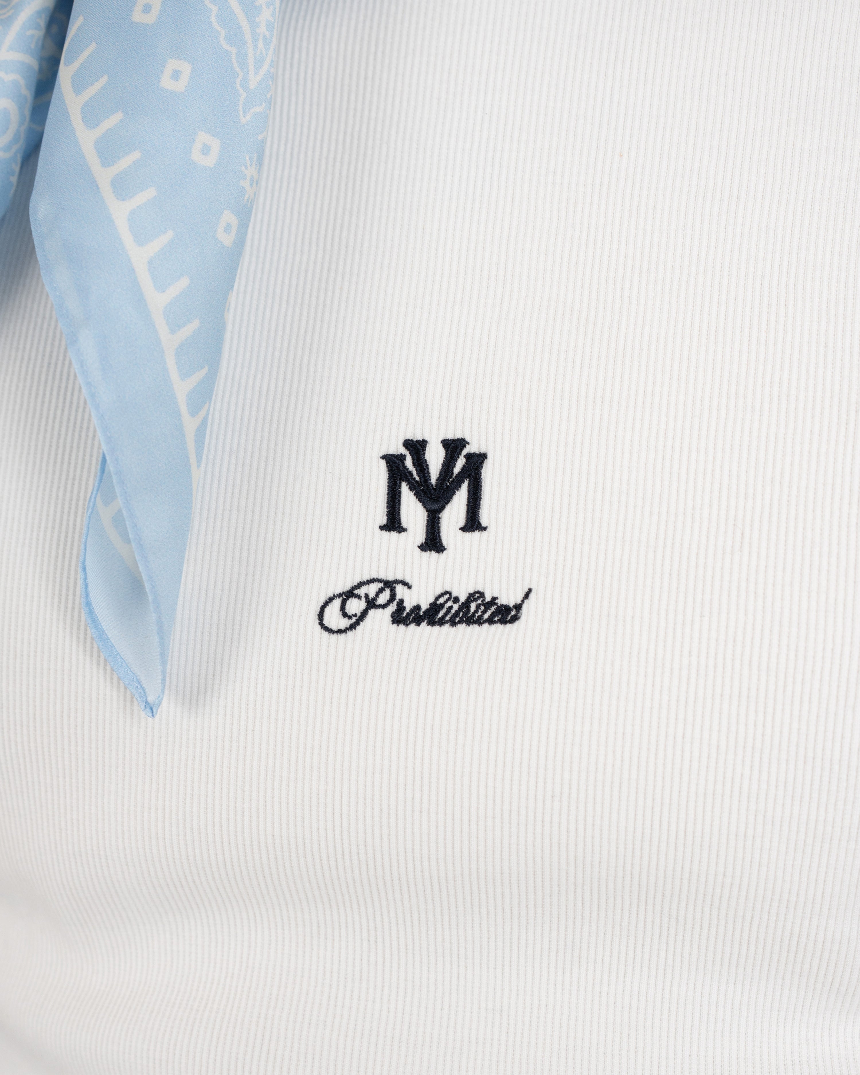 Outline Slim Tee Off White