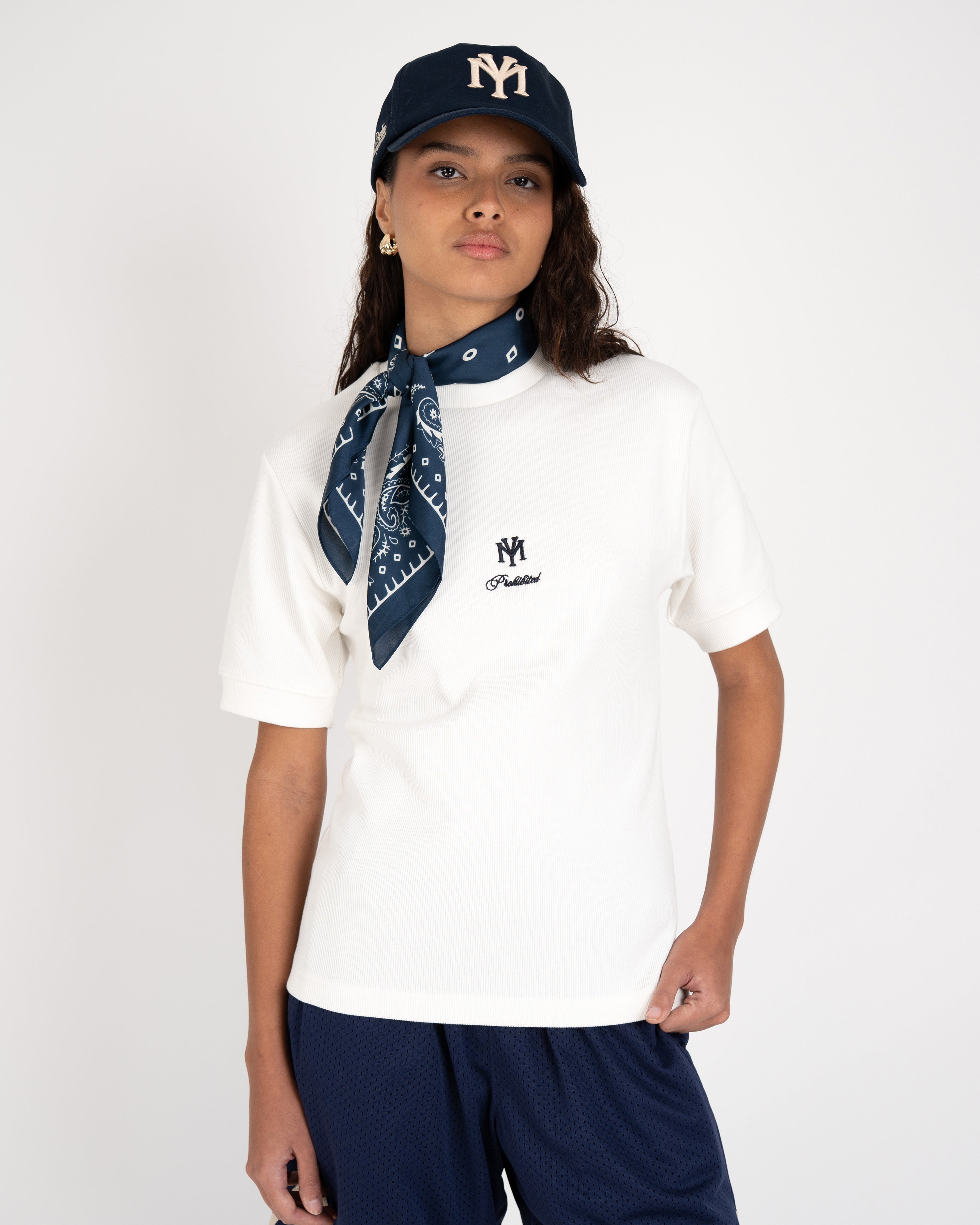 Outline Slim Tee Off White