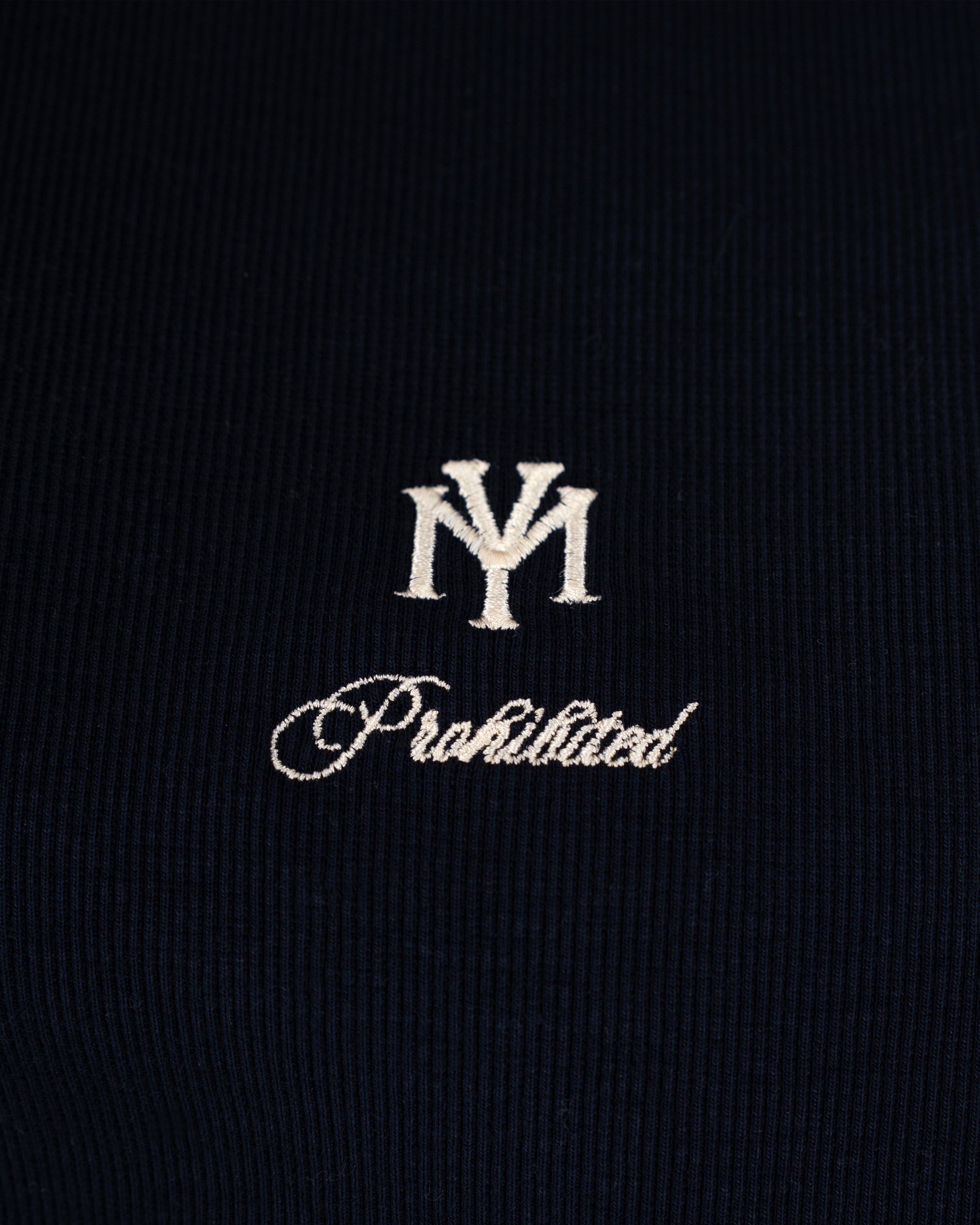 Outline Slim Tee Deep Blue