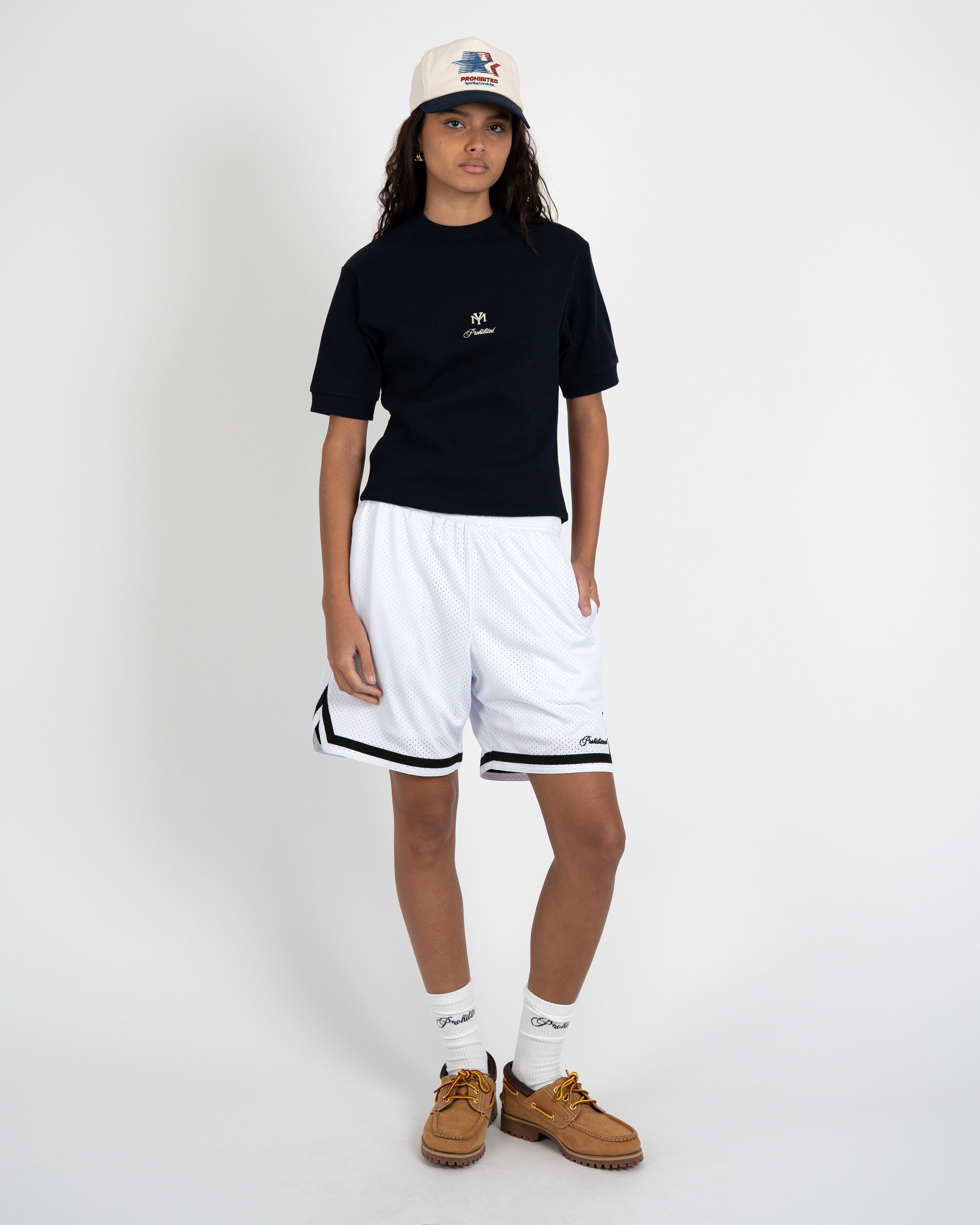 Outline Slim Tee Deep Blue