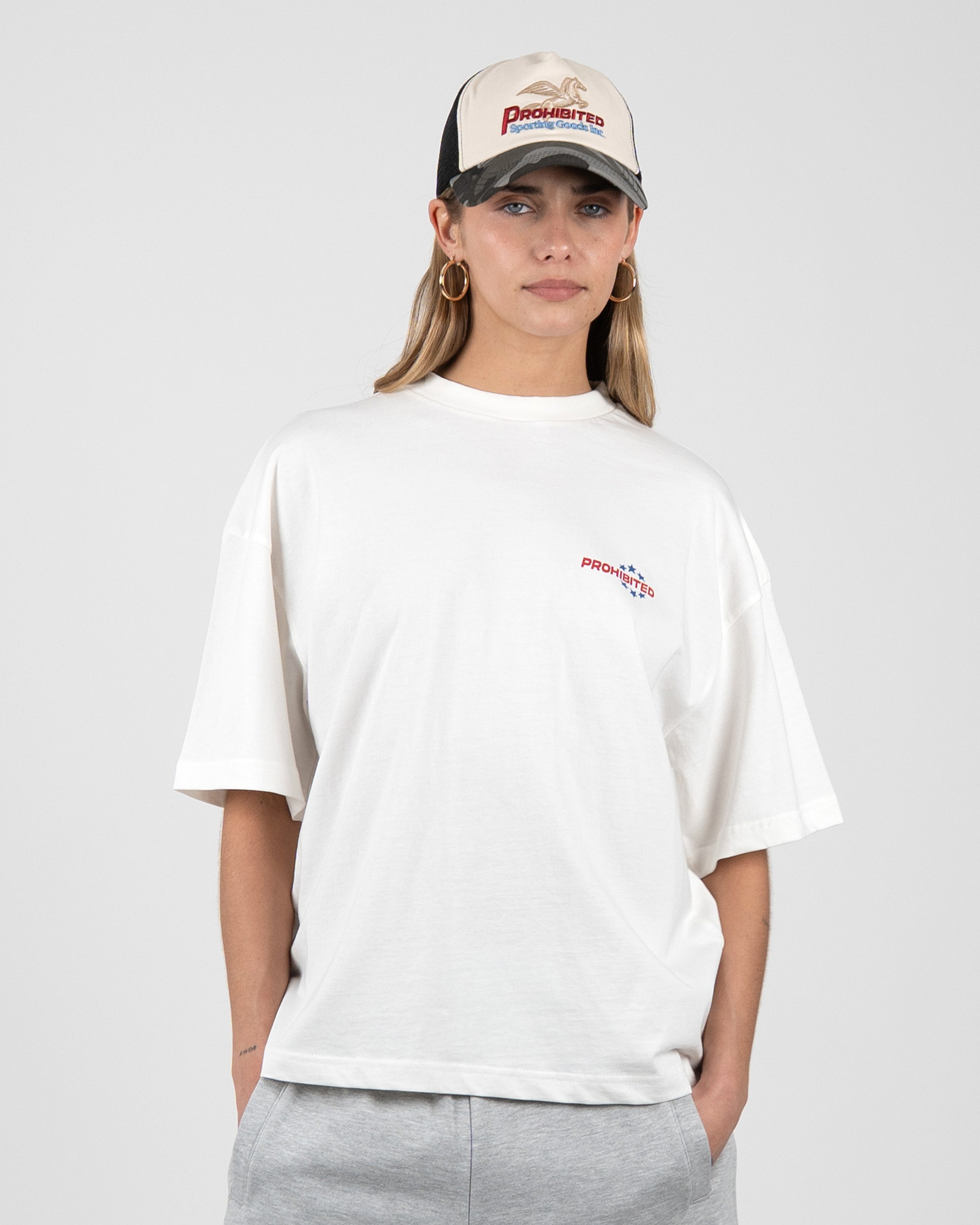 Running Club Tee Off-White