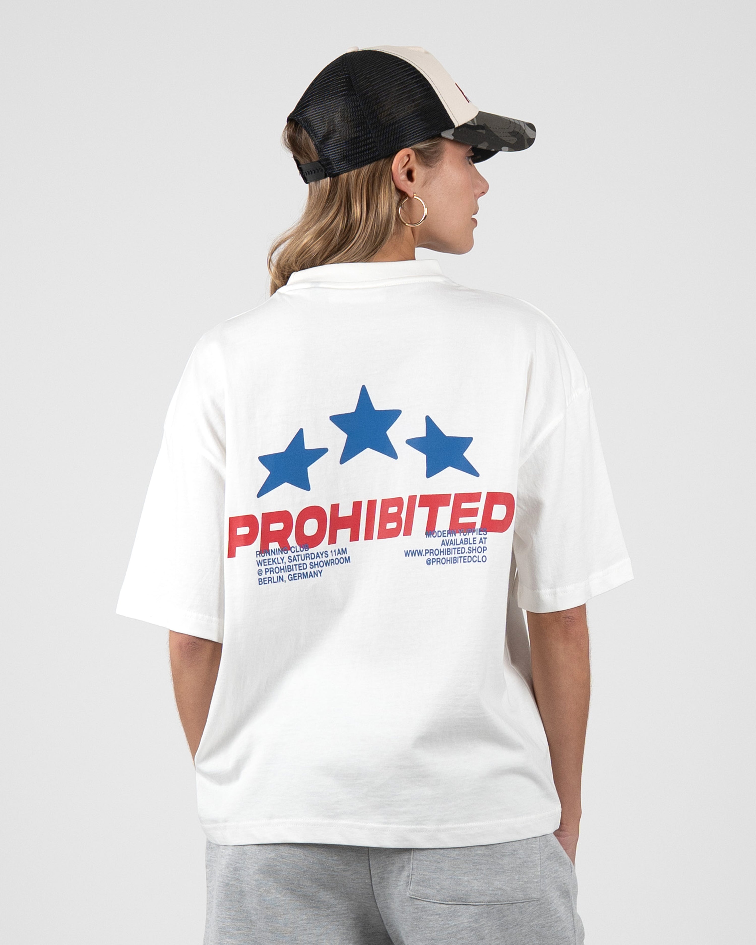 Running Club Tee Off-White