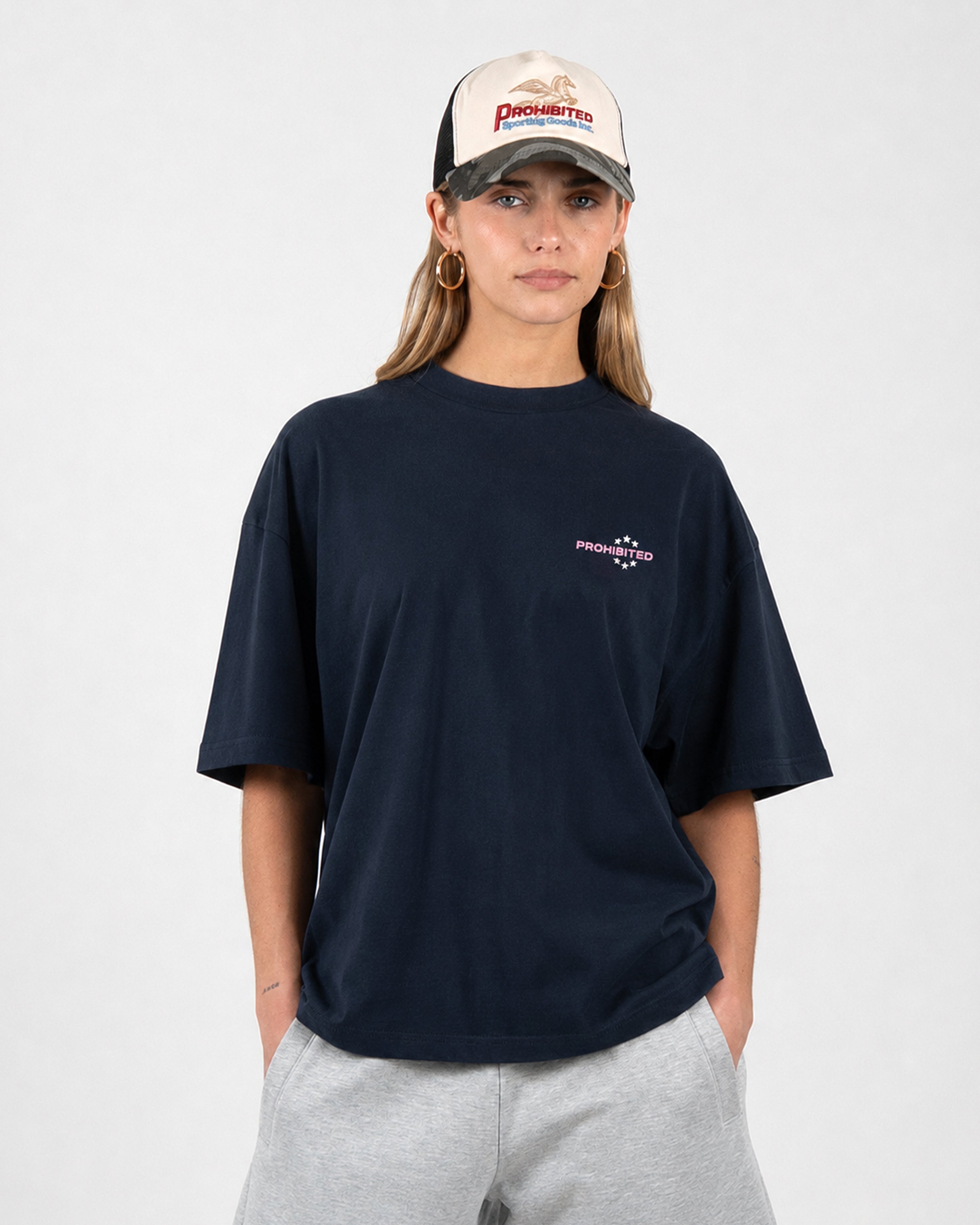 Running Club Tee Deep Blue