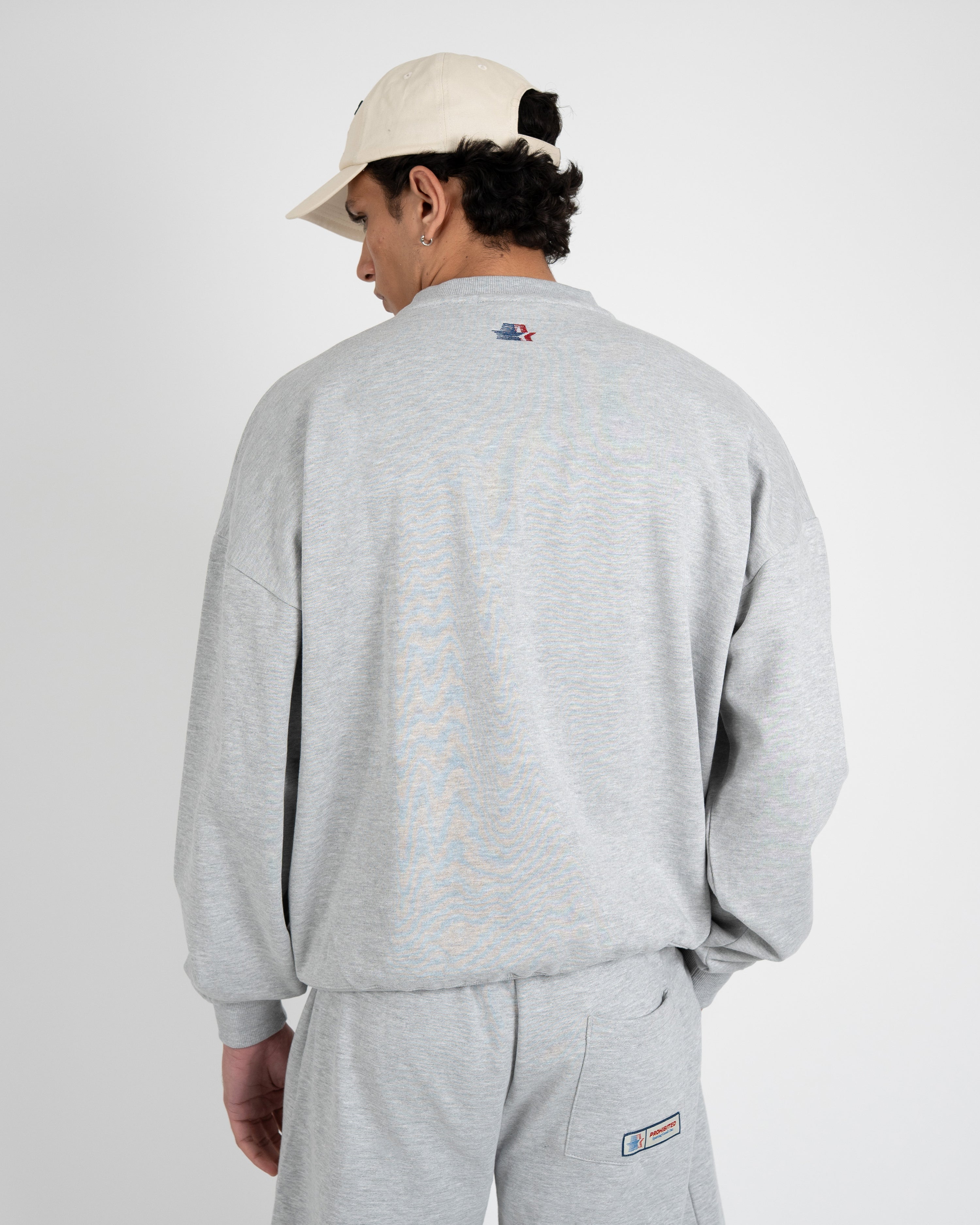 Sporting Goods Crew Neck Grey Melange