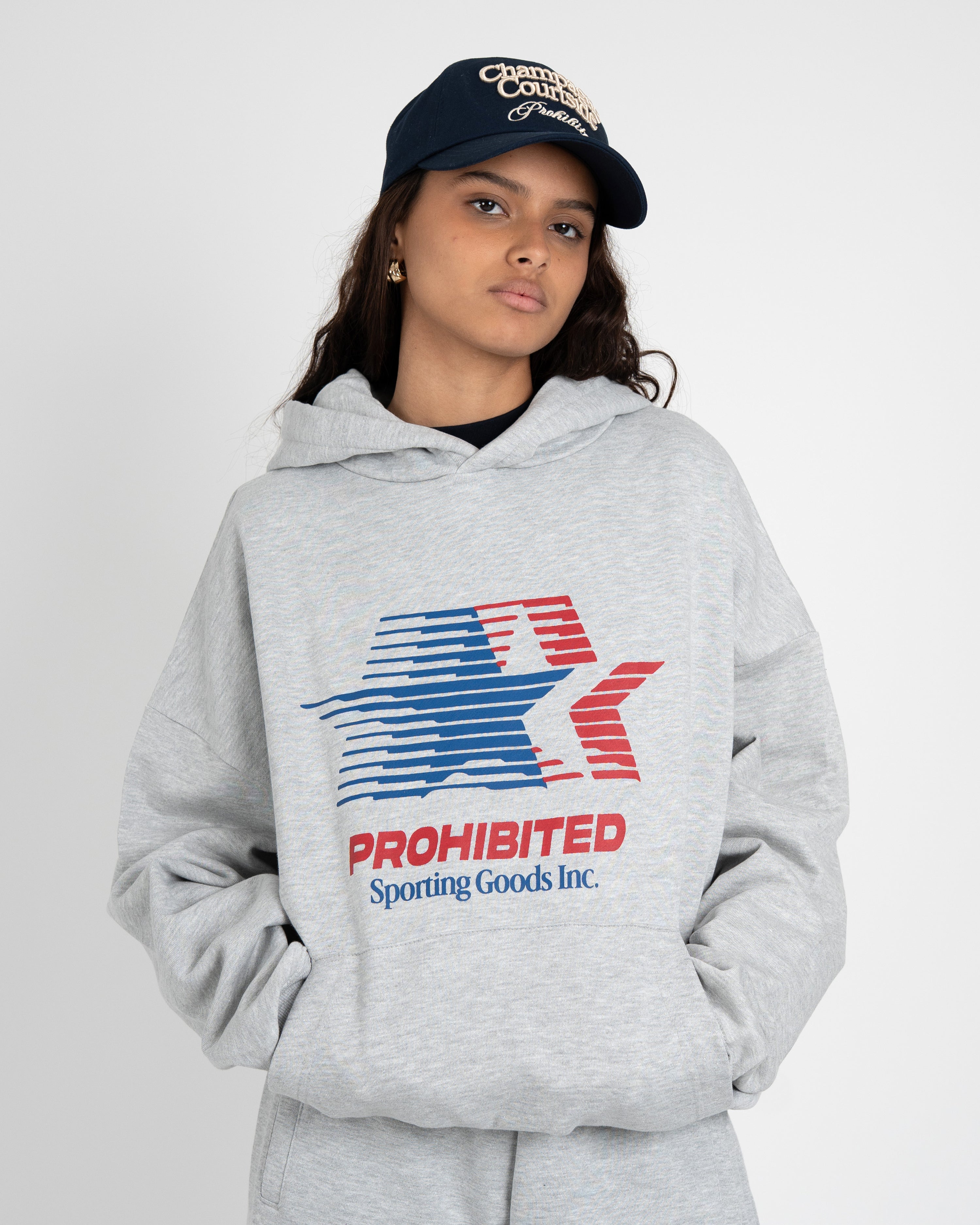 Sporting Goods Hoodie Grey Melange