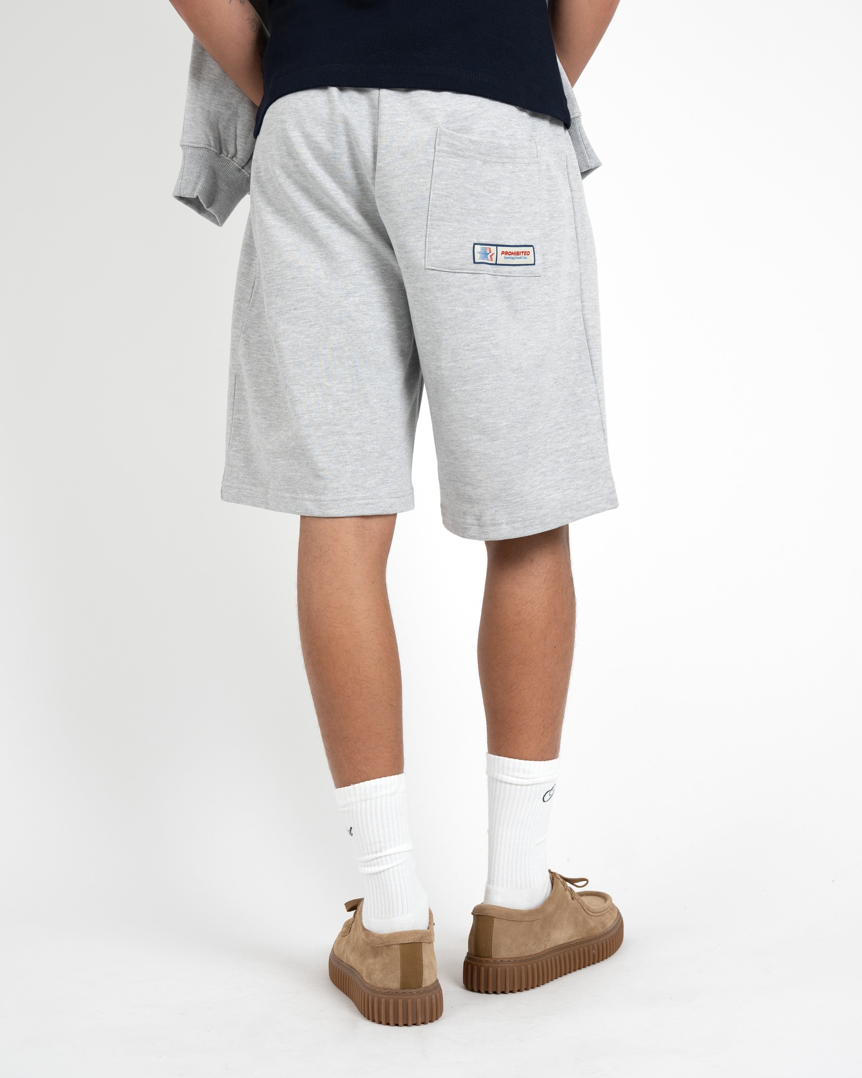 Sporting Goods Shorts Grey Melange