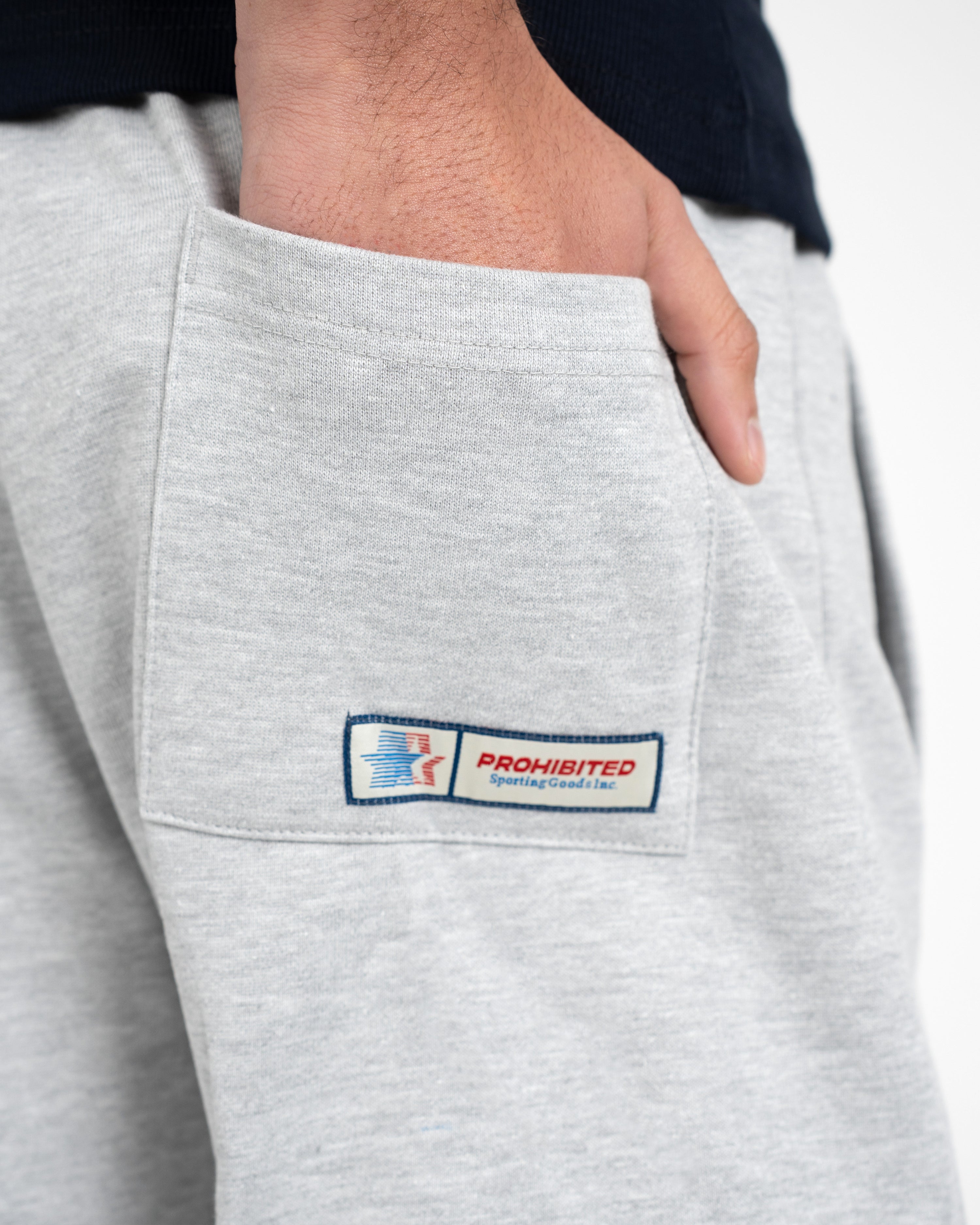 Sporting Goods Shorts Grey Melange