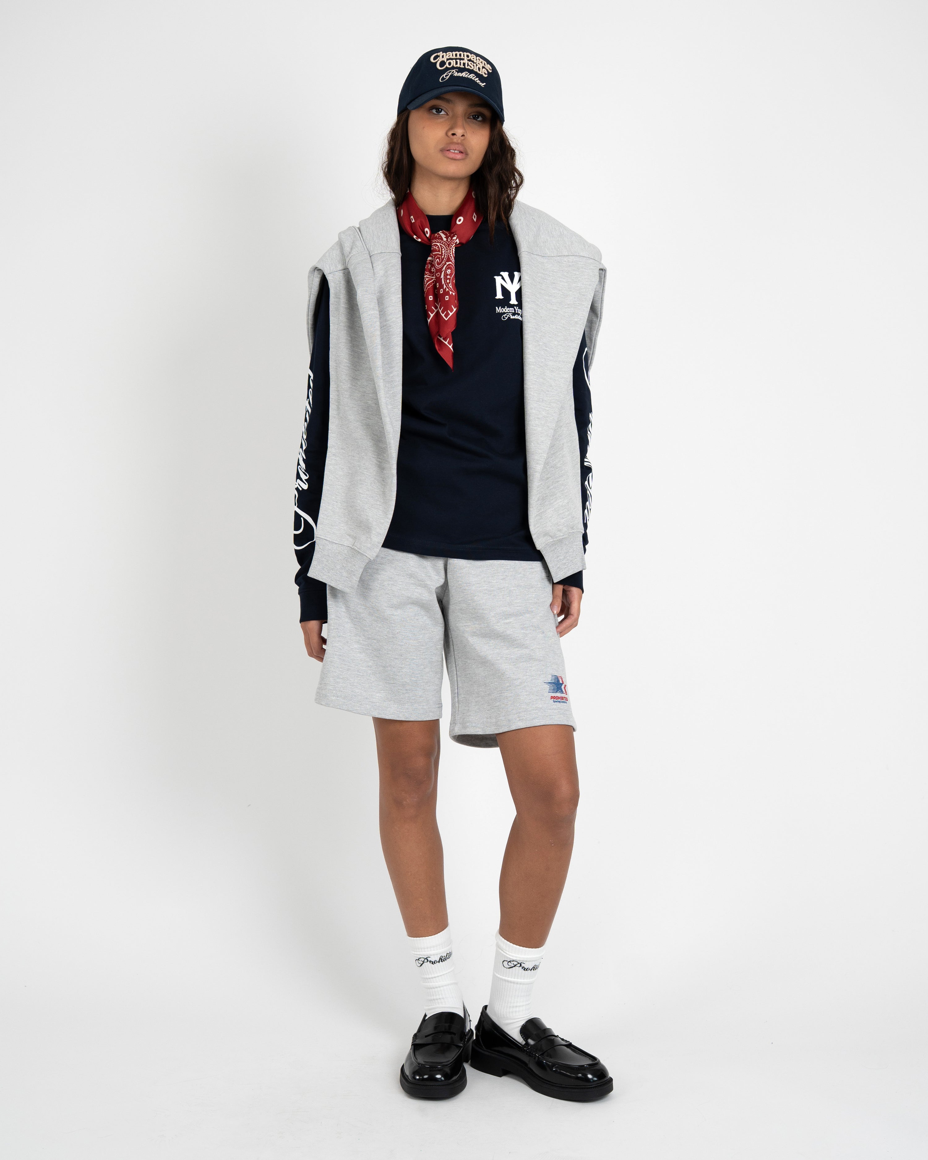 Sporting Goods Shorts Grey Melange