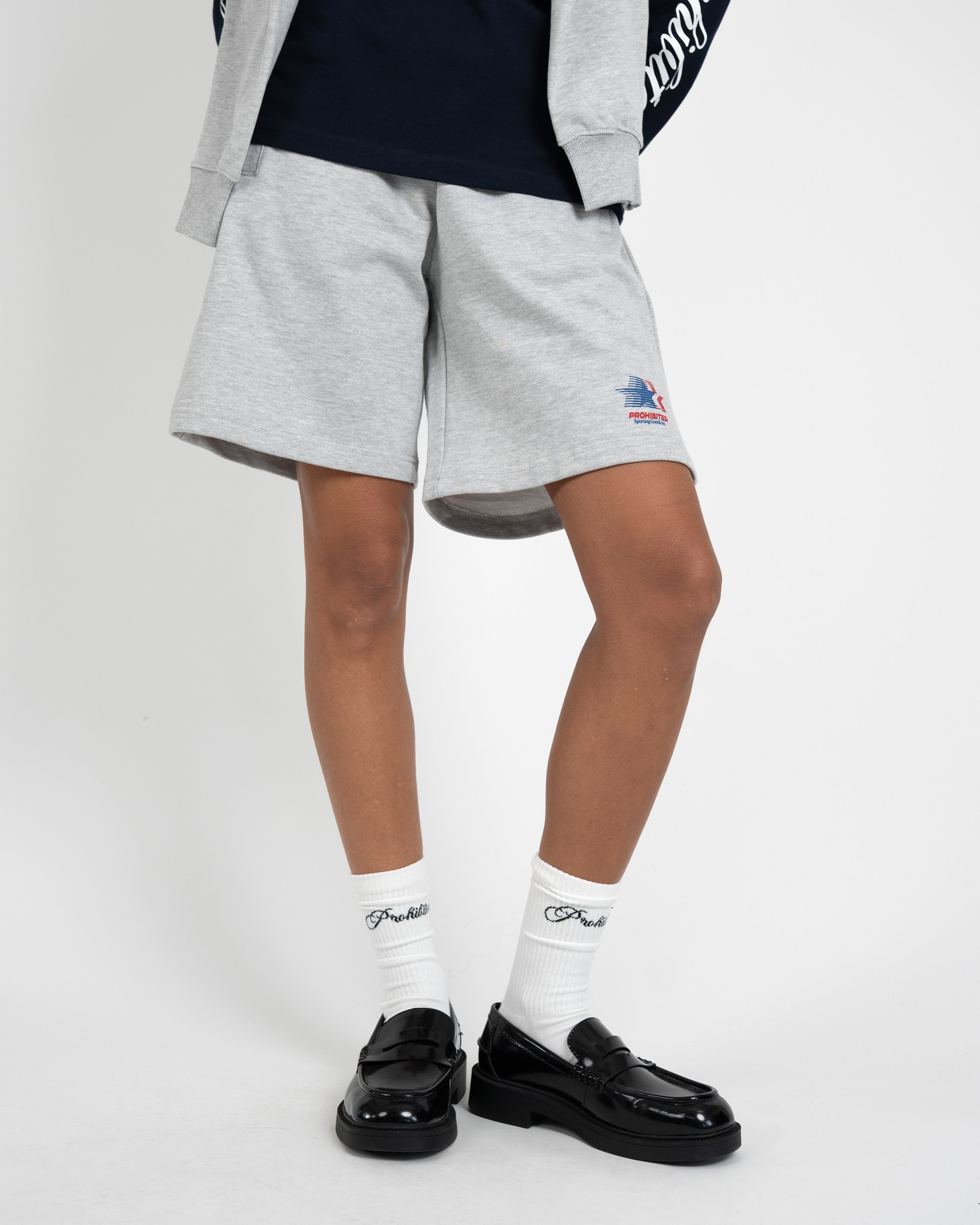 Sporting Goods Shorts Grey Melange