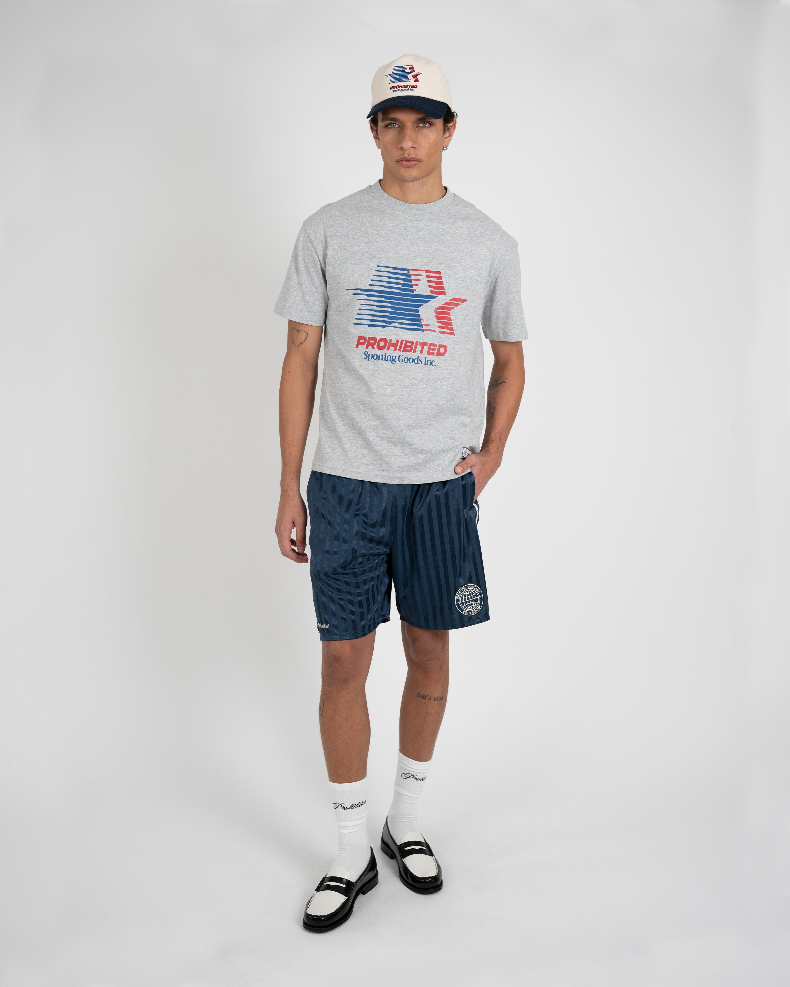 Sporting Goods Tee Grey Melange