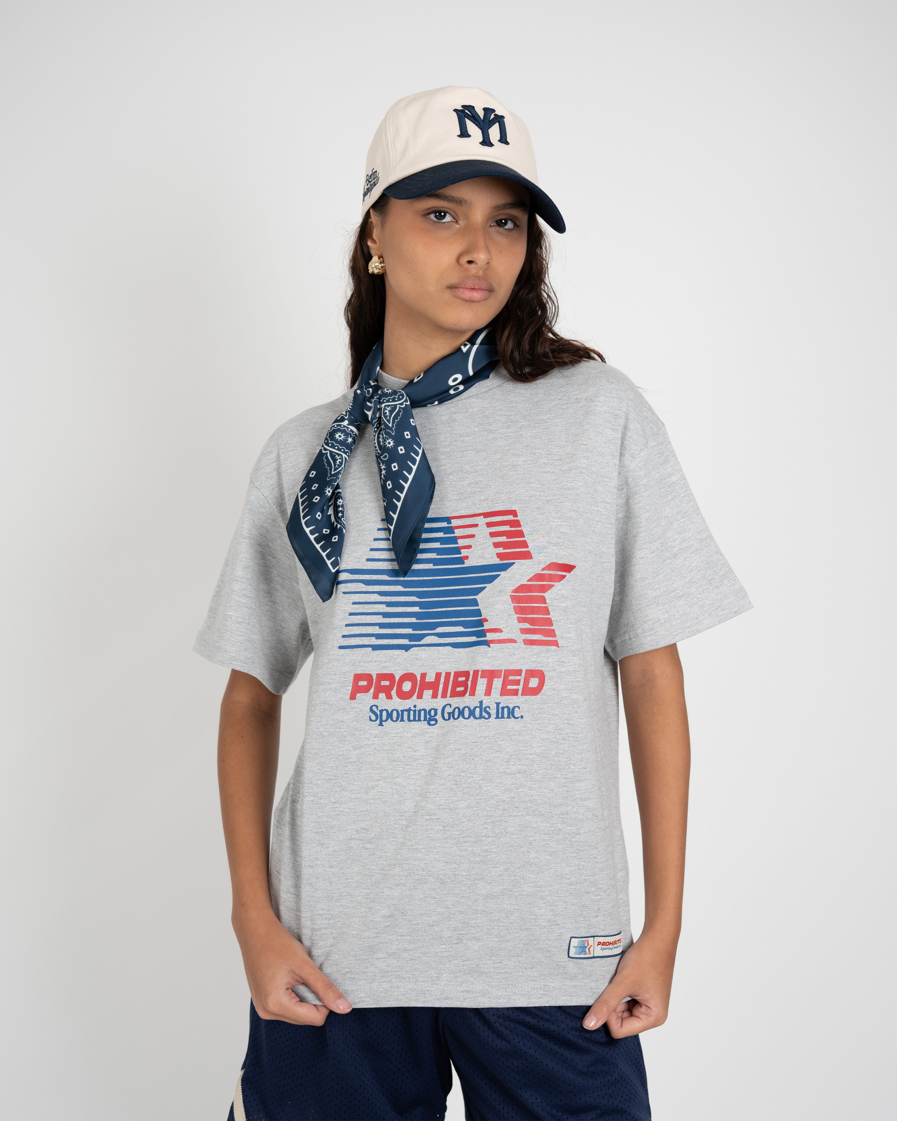 Sporting Goods Tee Grey Melange