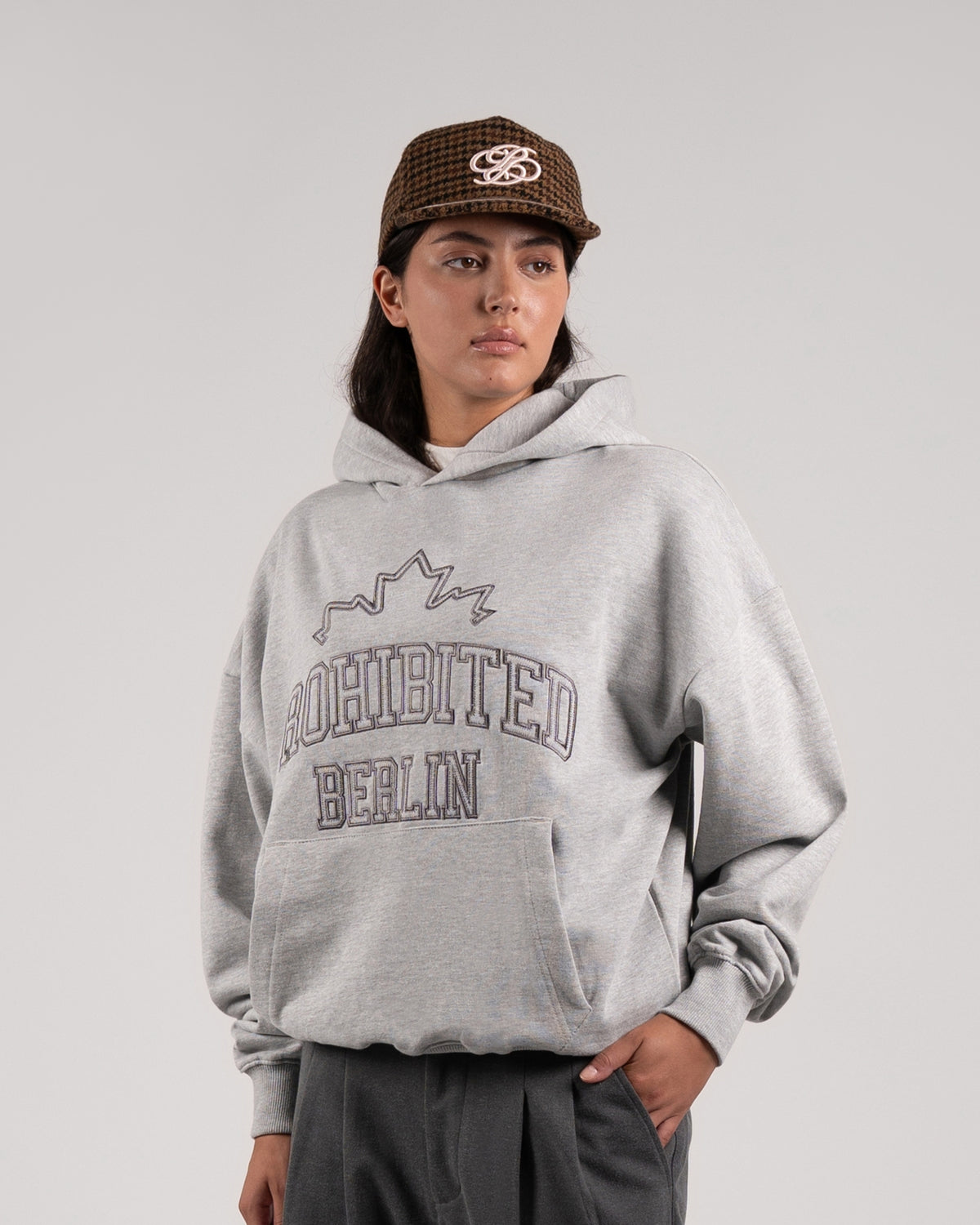 Maple Leaf Hoodie | Grey Melange