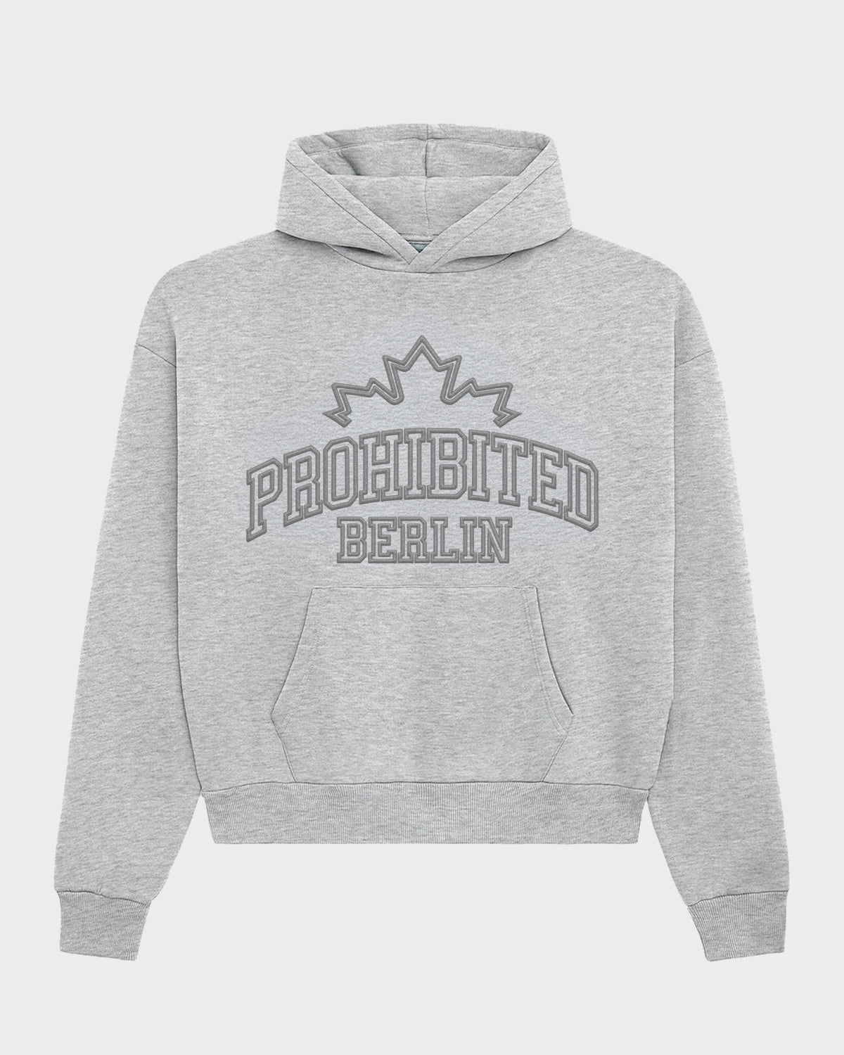 Maple Leaf Hoodie | Grey Melange
