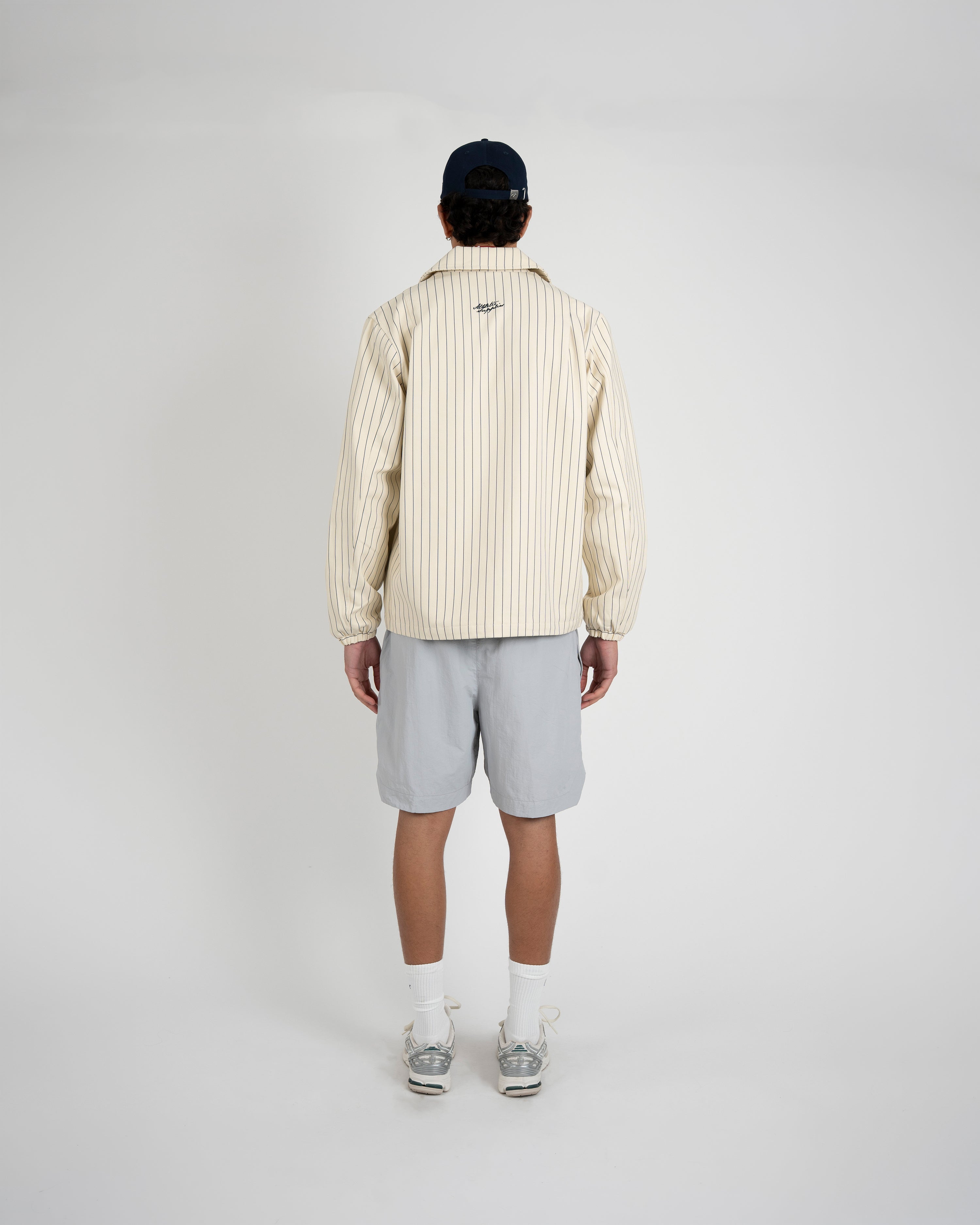 Belmont Jacket Pinstripe Cream