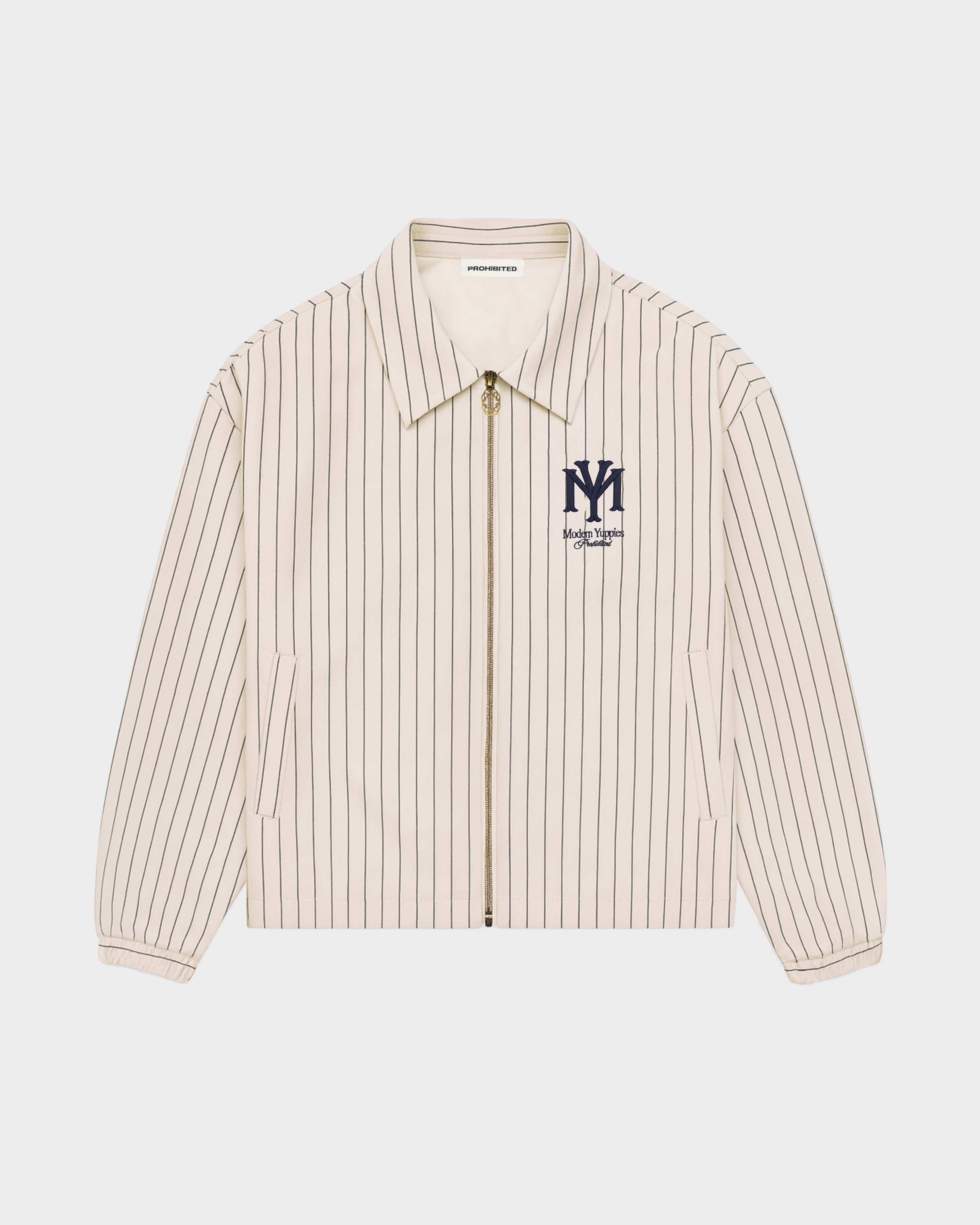 Belmont Jacket Pinstripe Cream