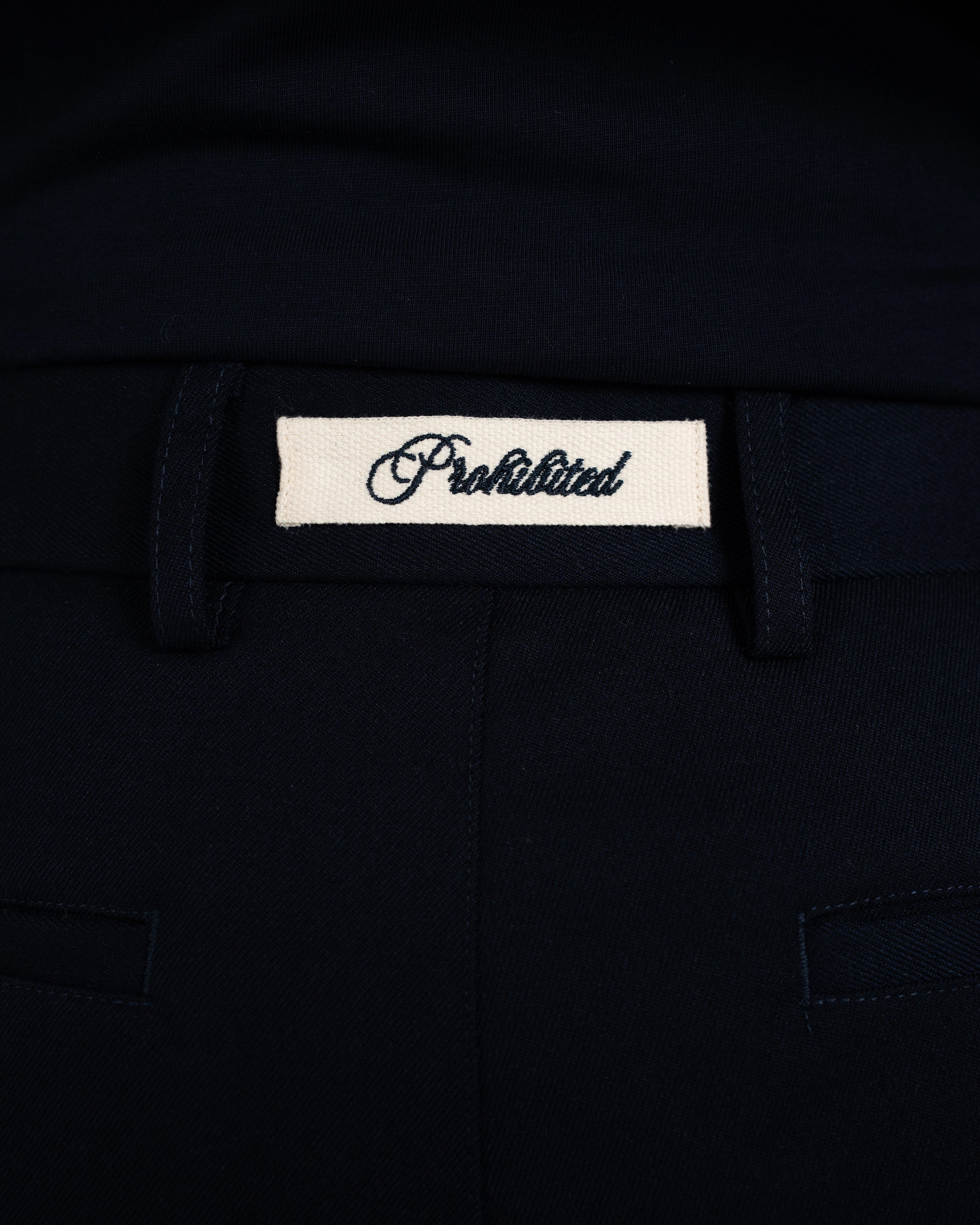 Newport Pleated Shorts Navy