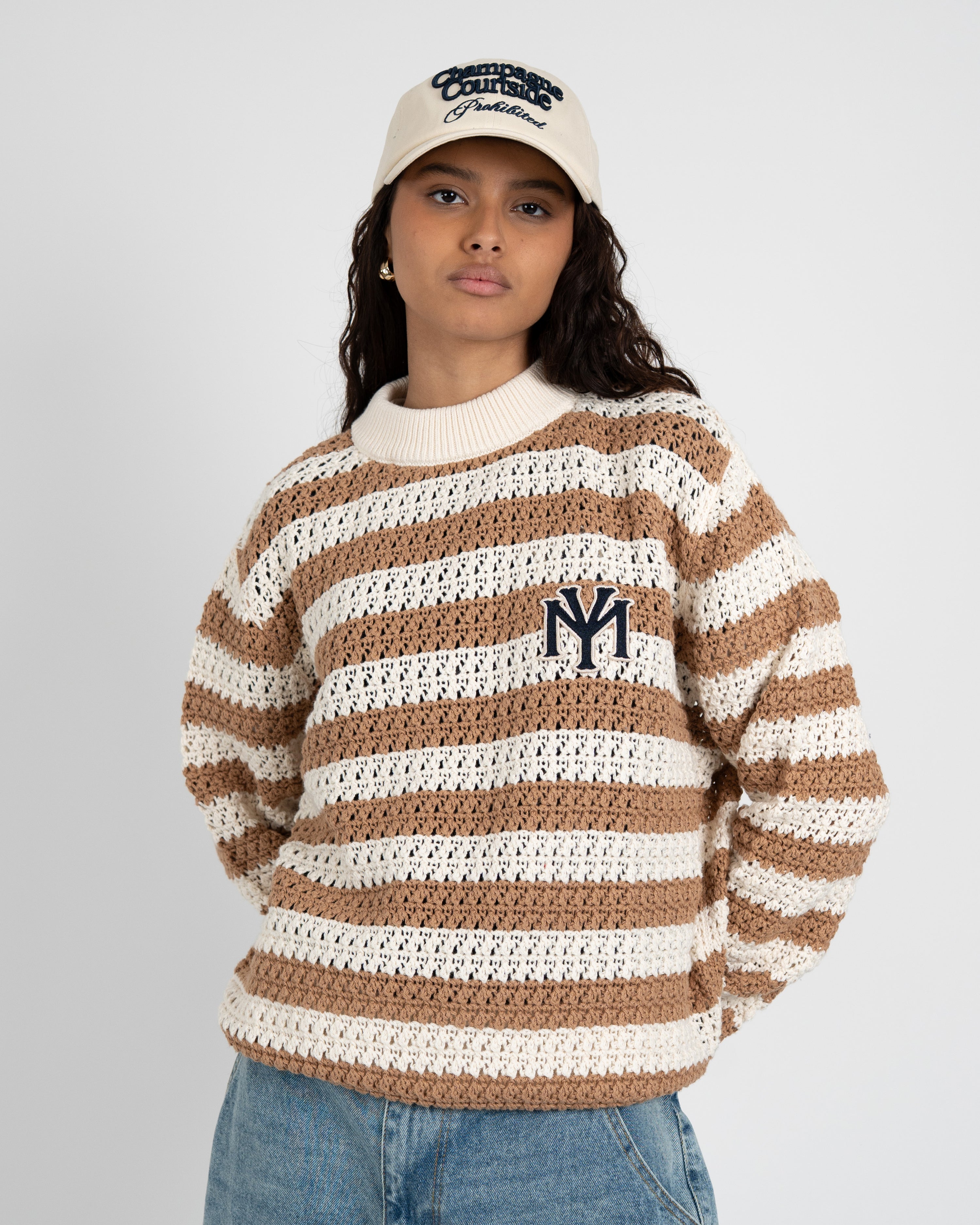 Preseason Knit Sweater Brown