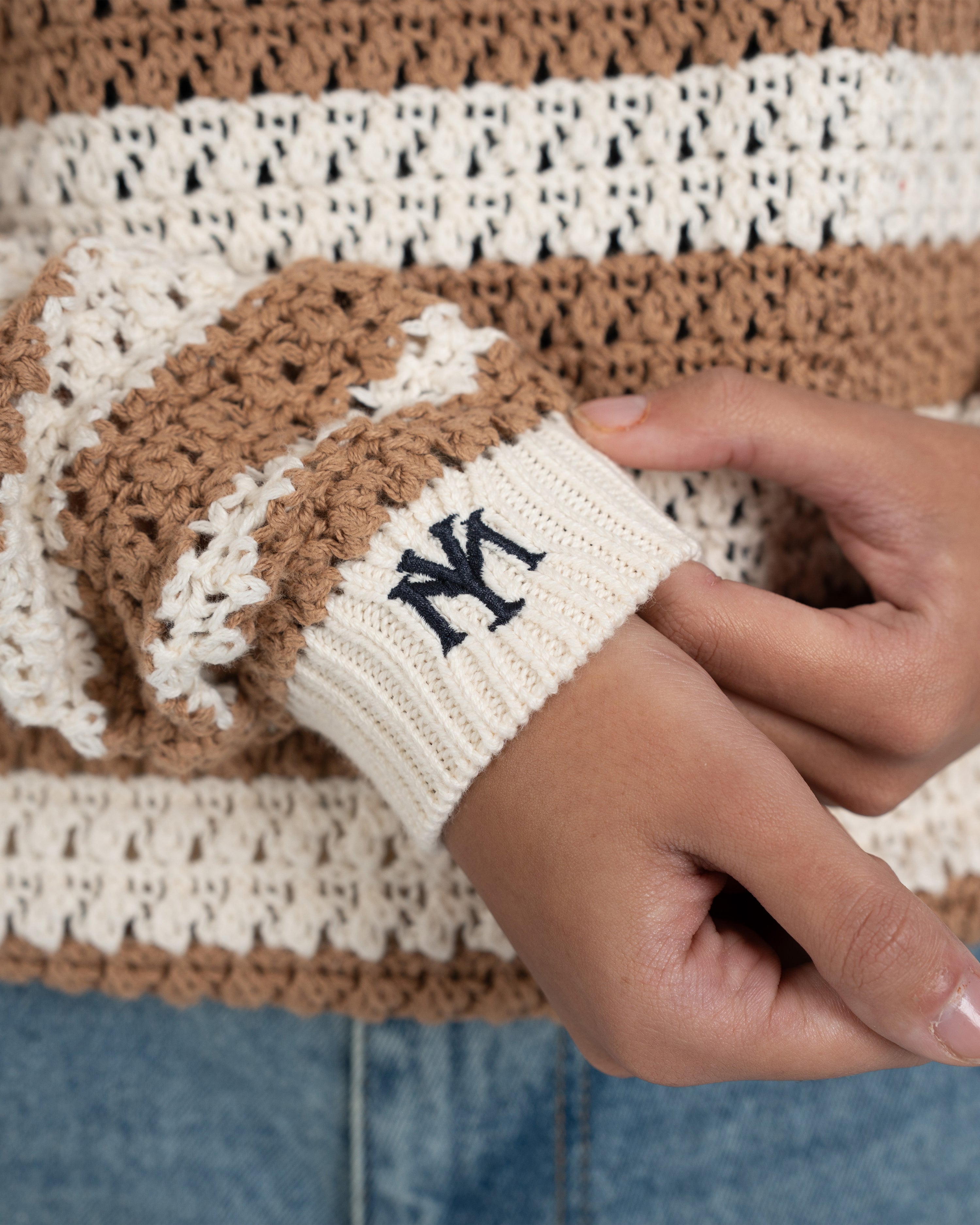 Preseason Knit Sweater Brown
