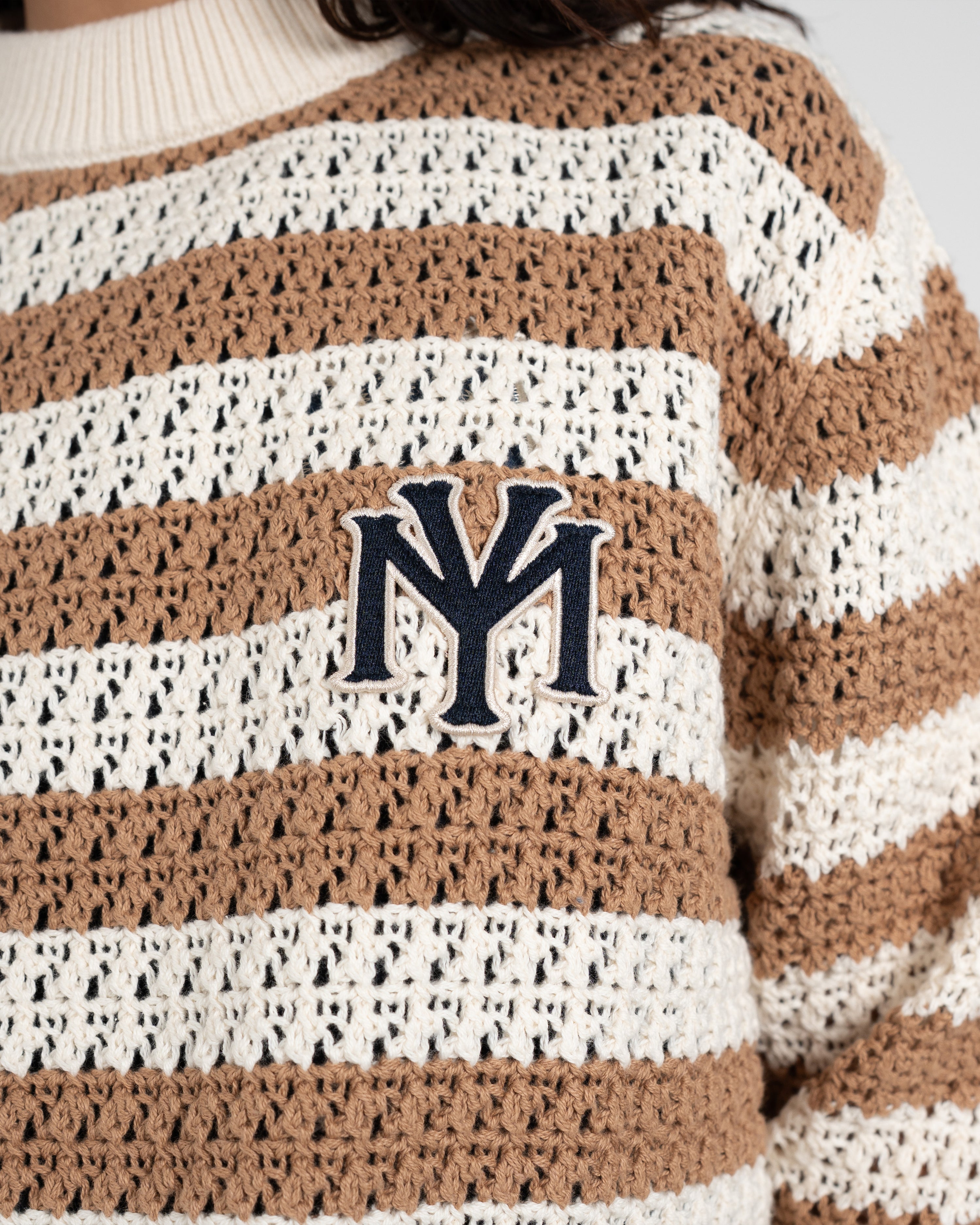 Preseason Knit Sweater Brown