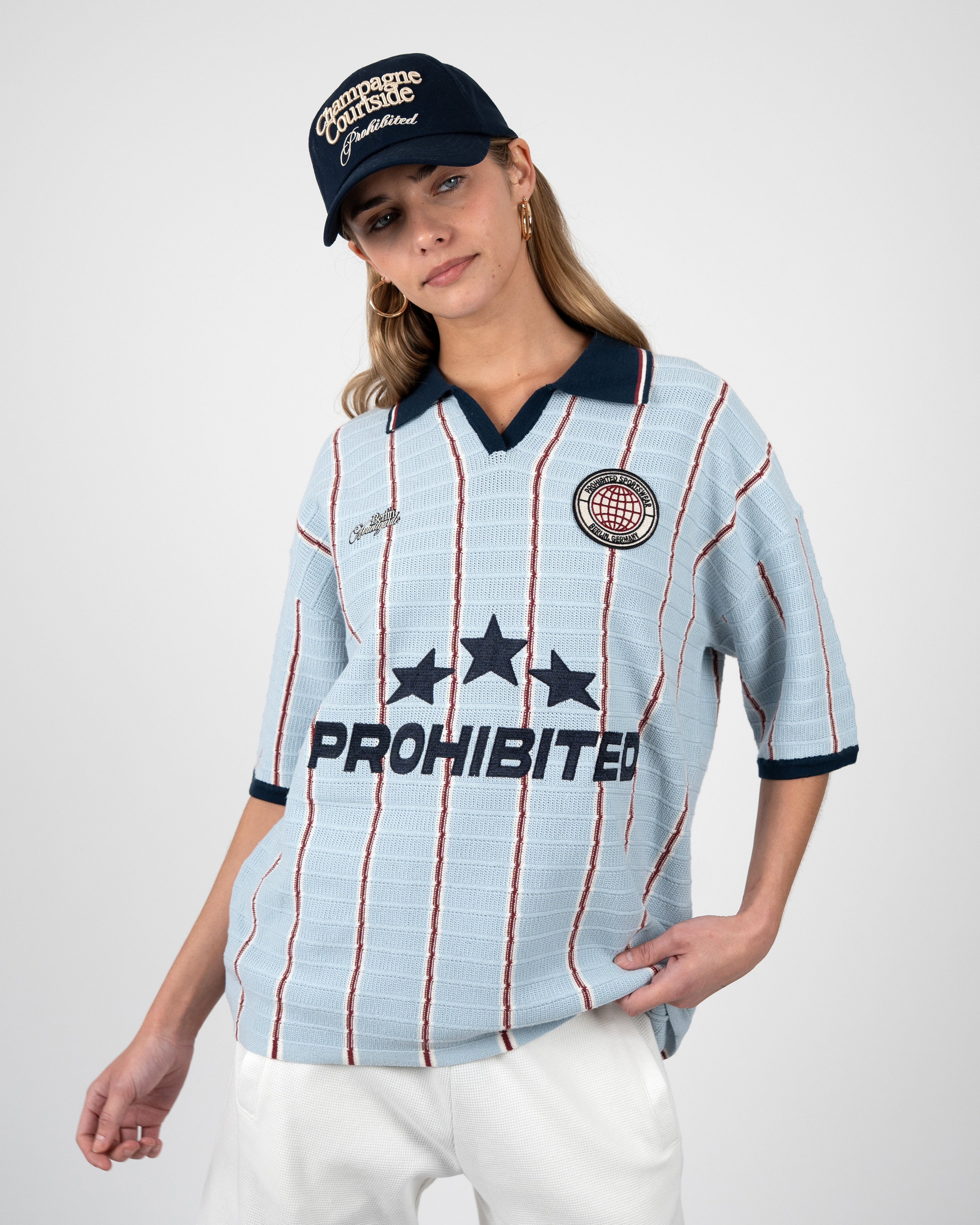 Stars Knit Trikot Blue