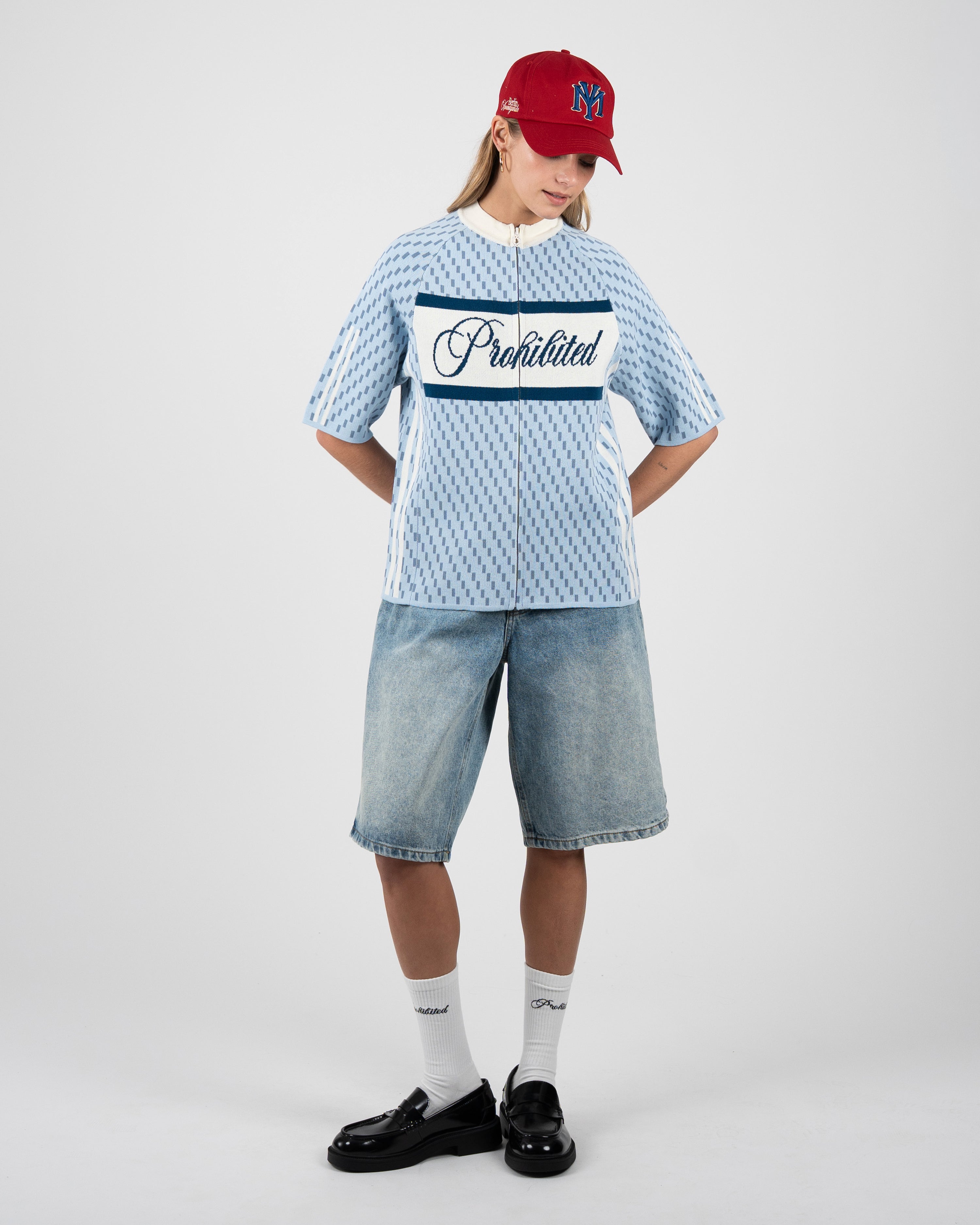 Sunday Ride Knit Tee Light Blue