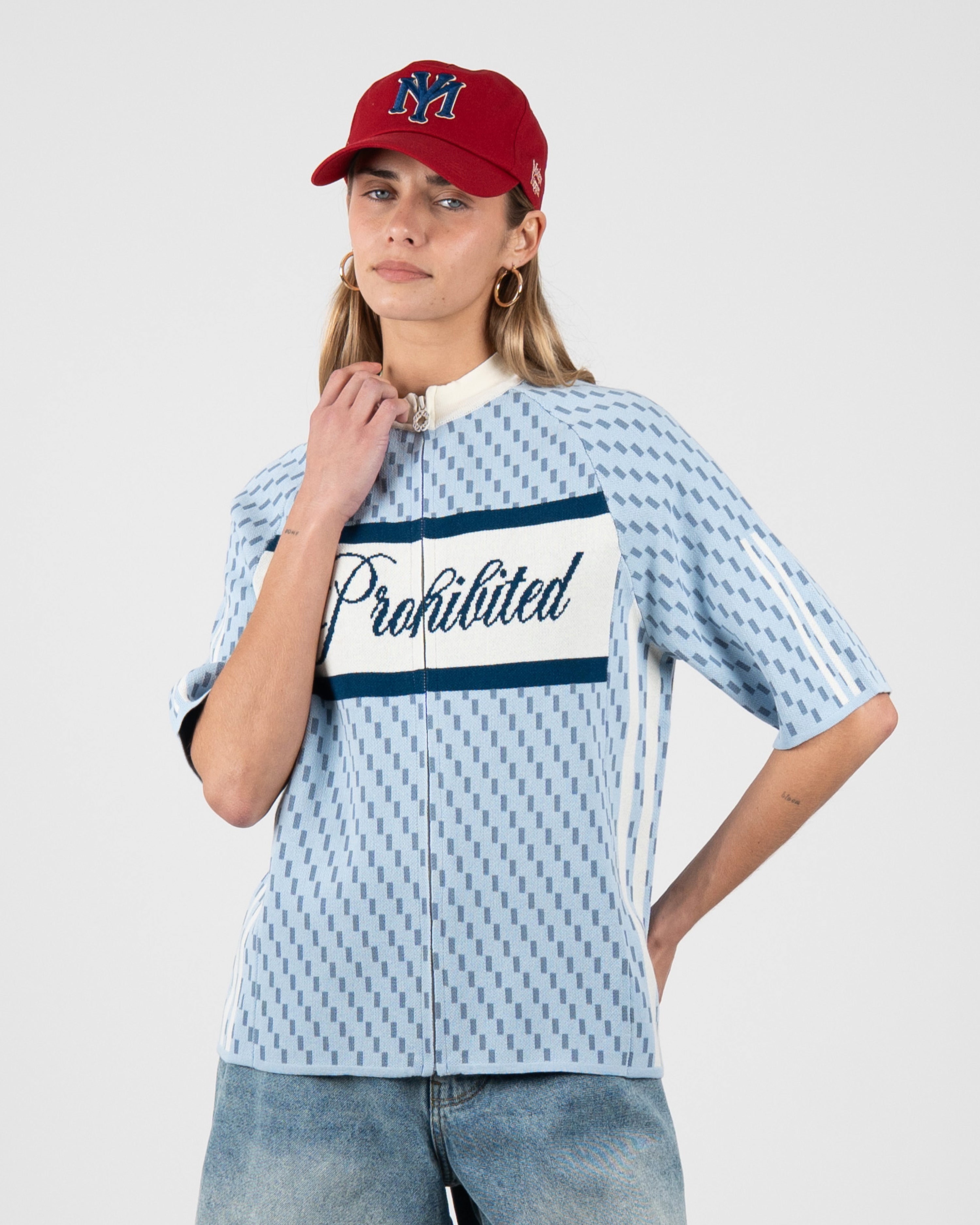 Sunday Ride Knit Tee Light Blue