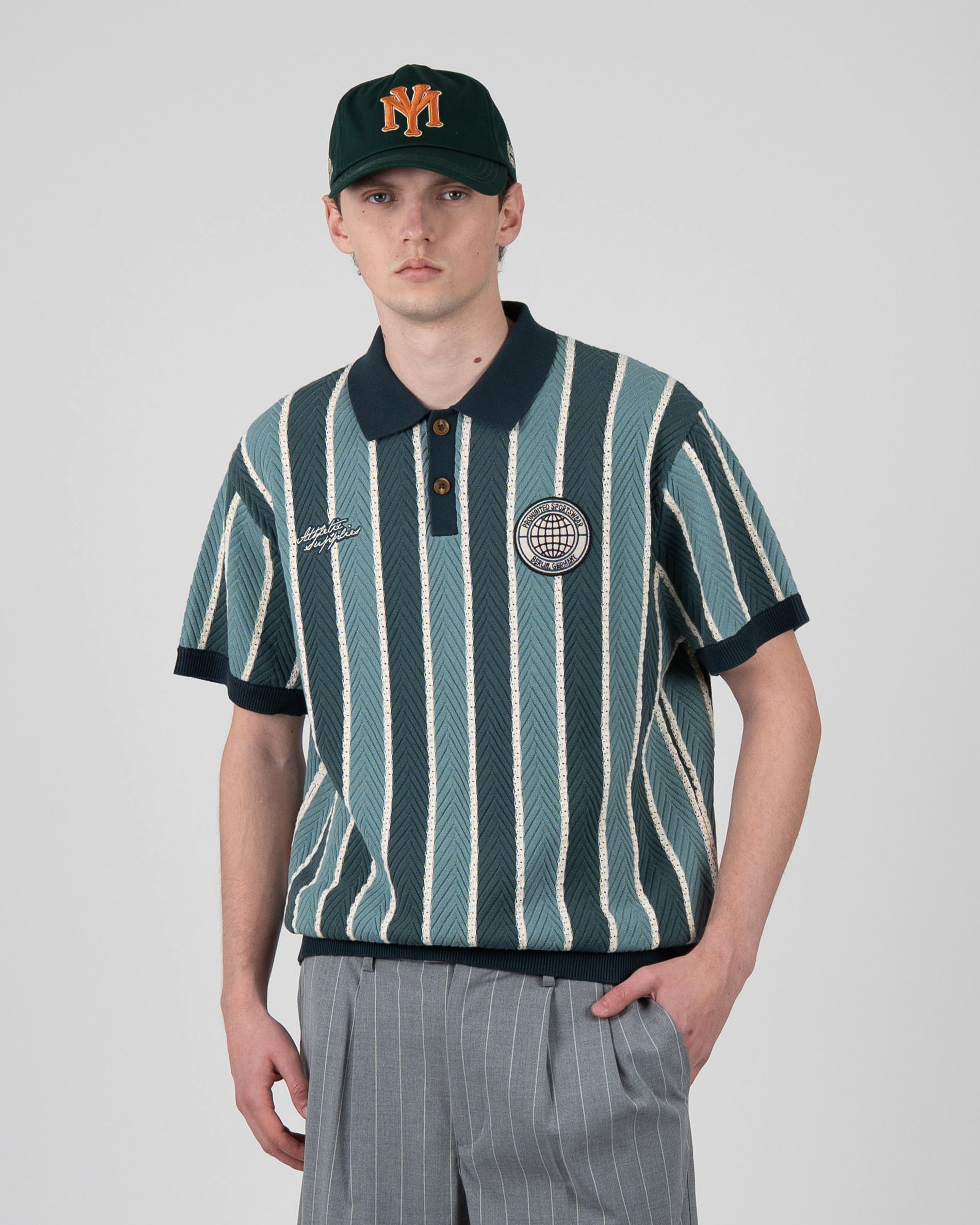 Court Knit Polo Green