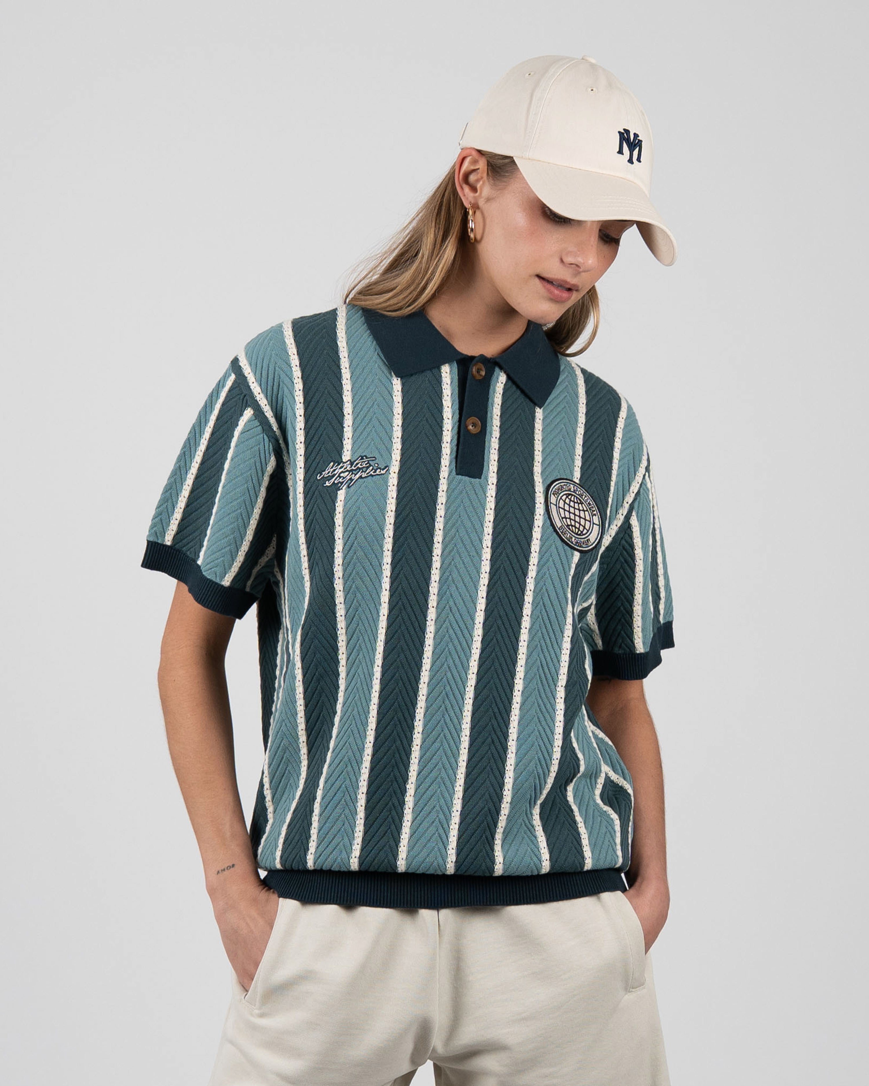 Court Knit Polo Green