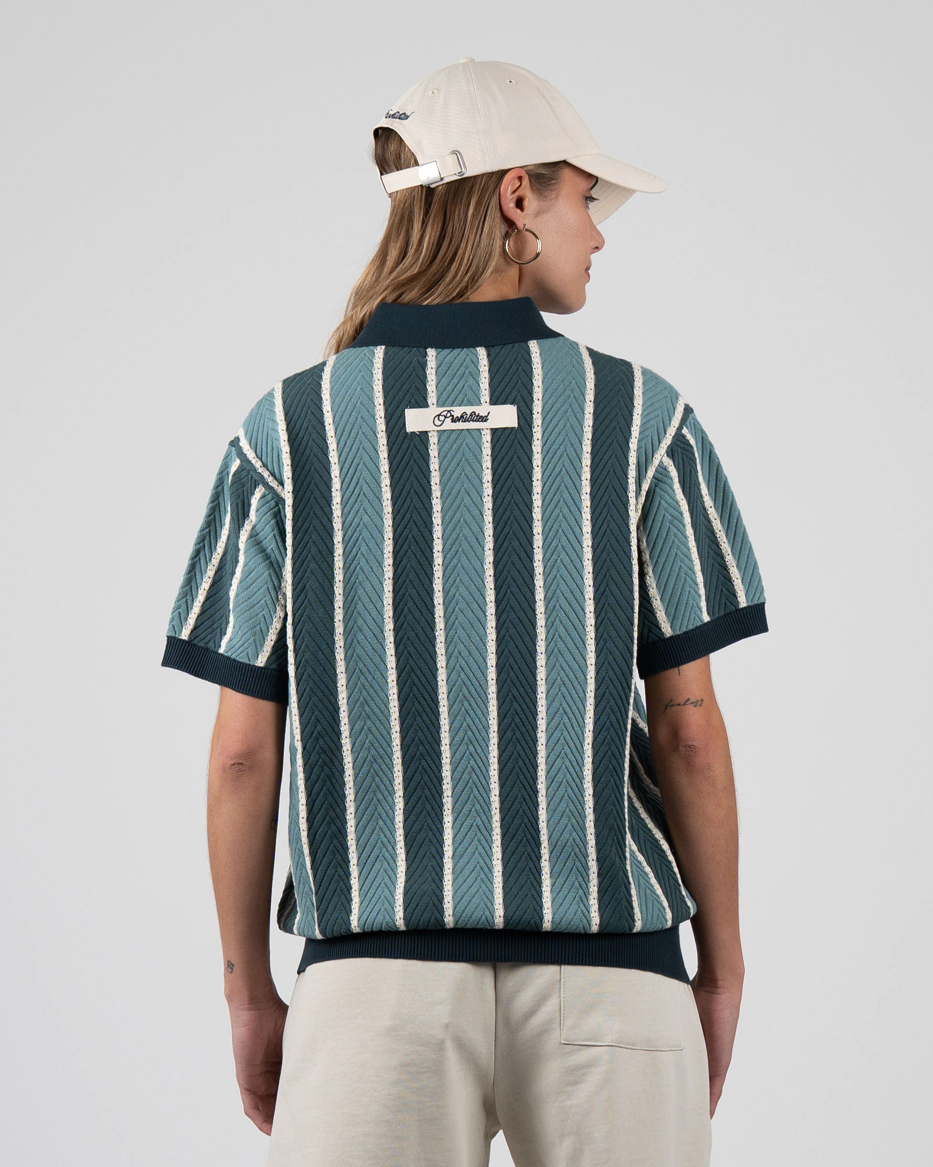 Court Knit Polo Green