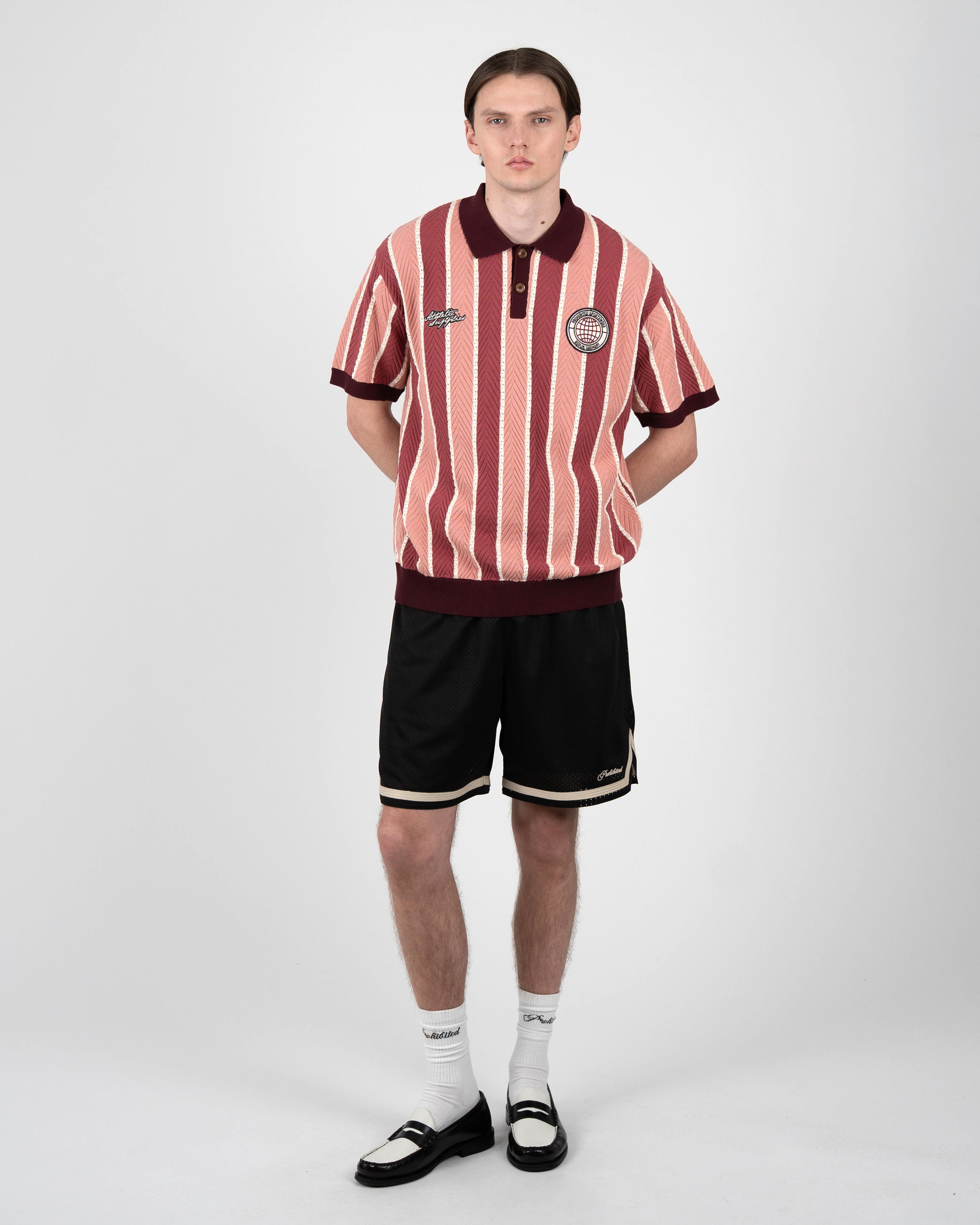 Court Knit Polo Red