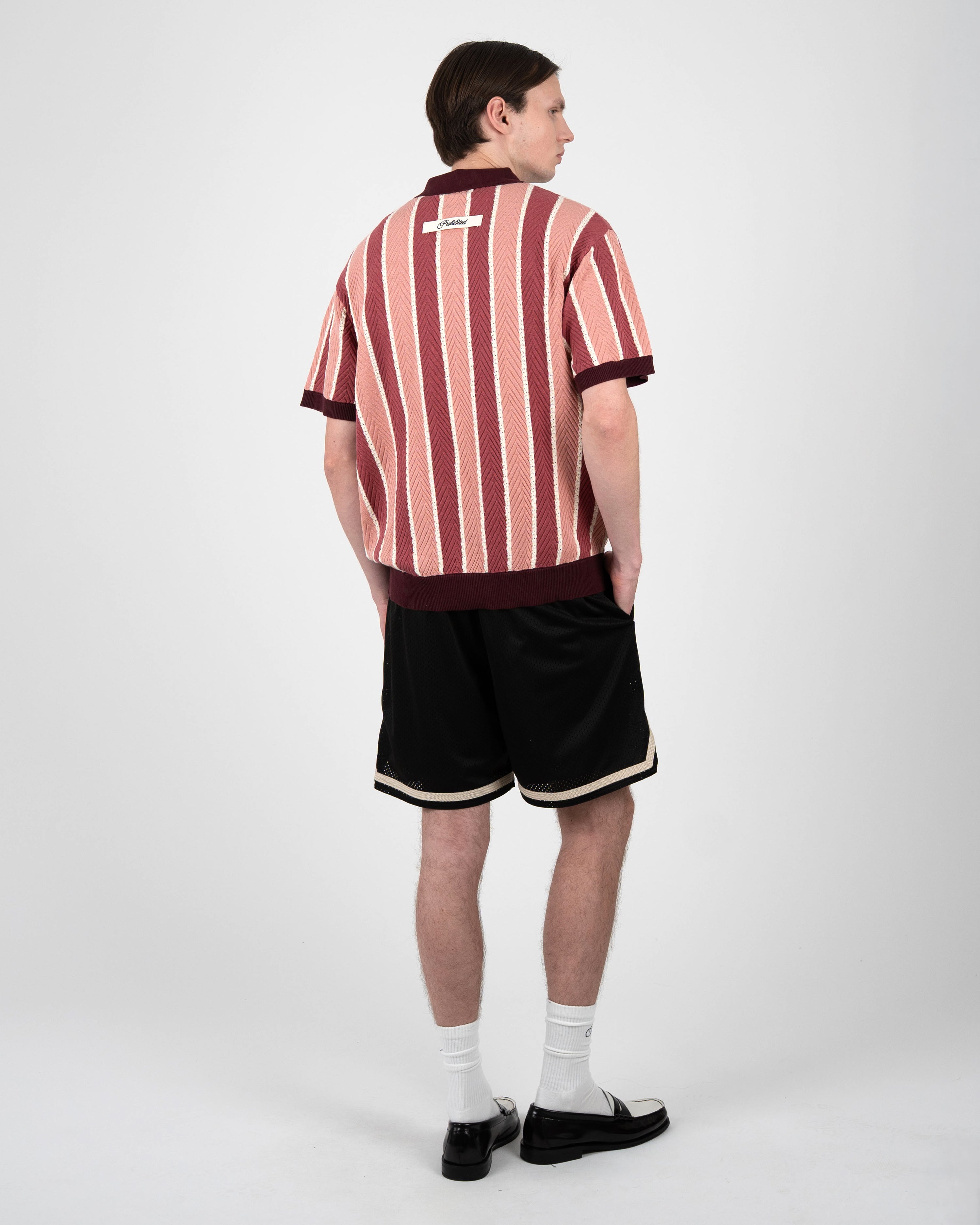 Court Knit Polo Red
