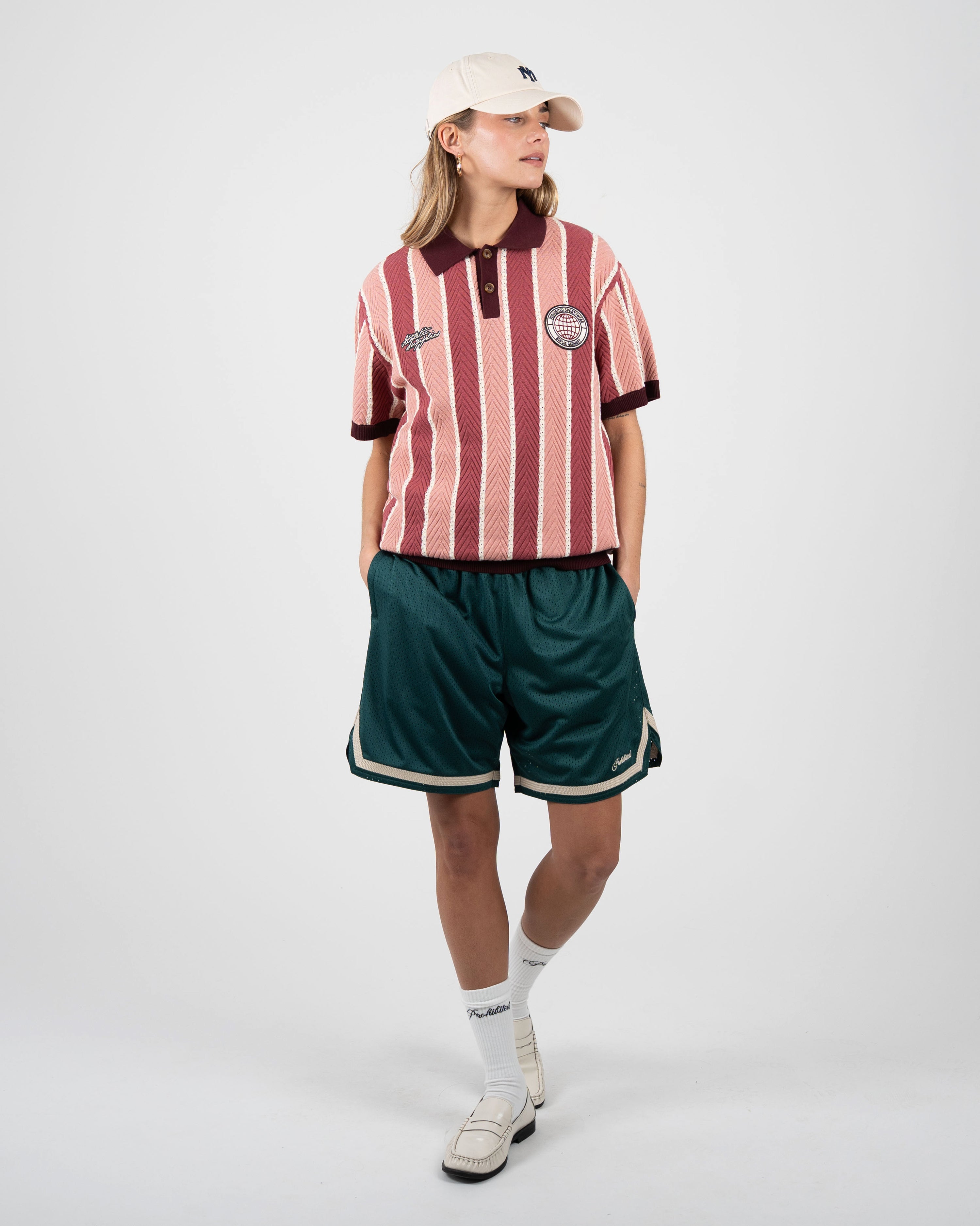 Court Knit Polo Red