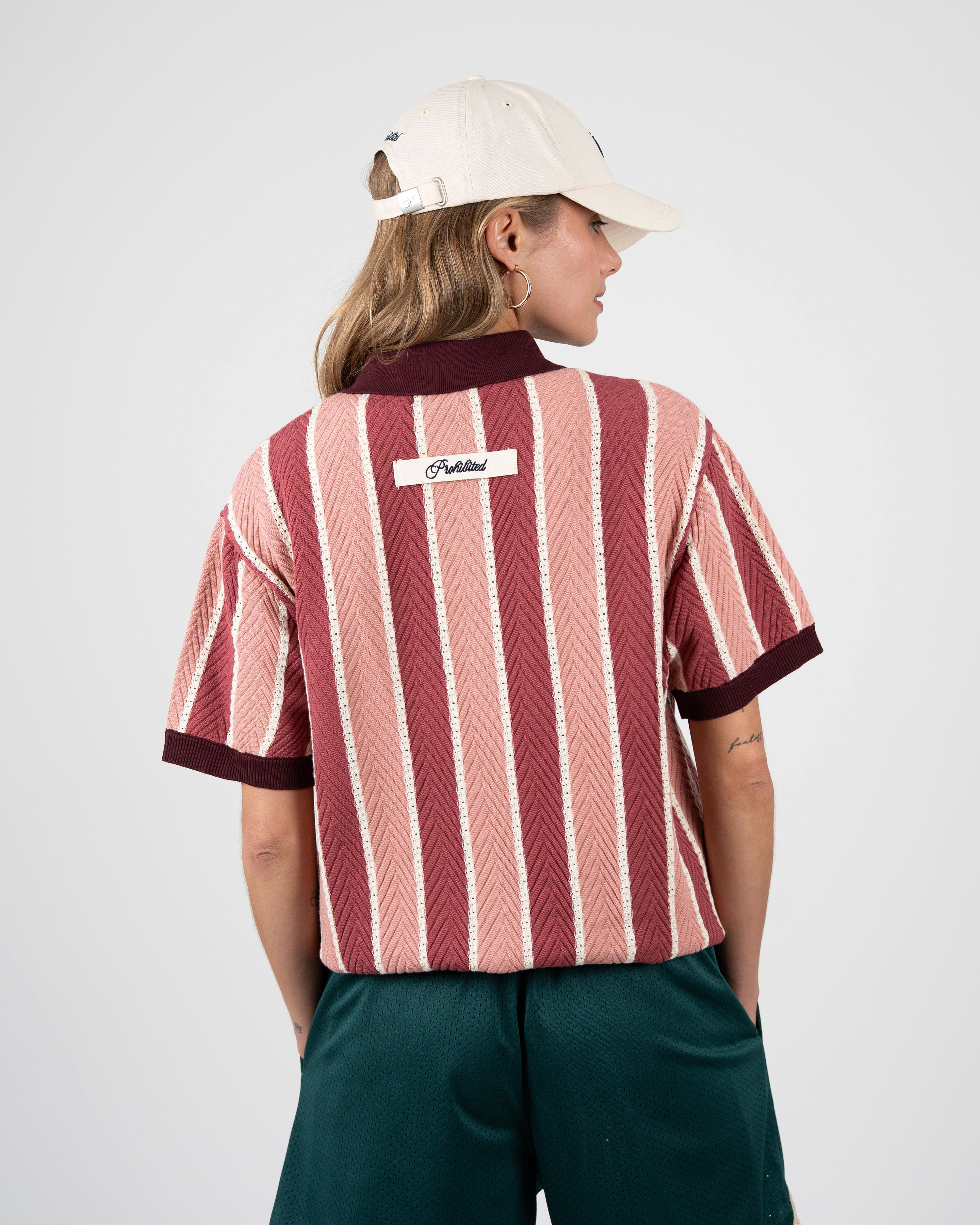 Court Knit Polo Red