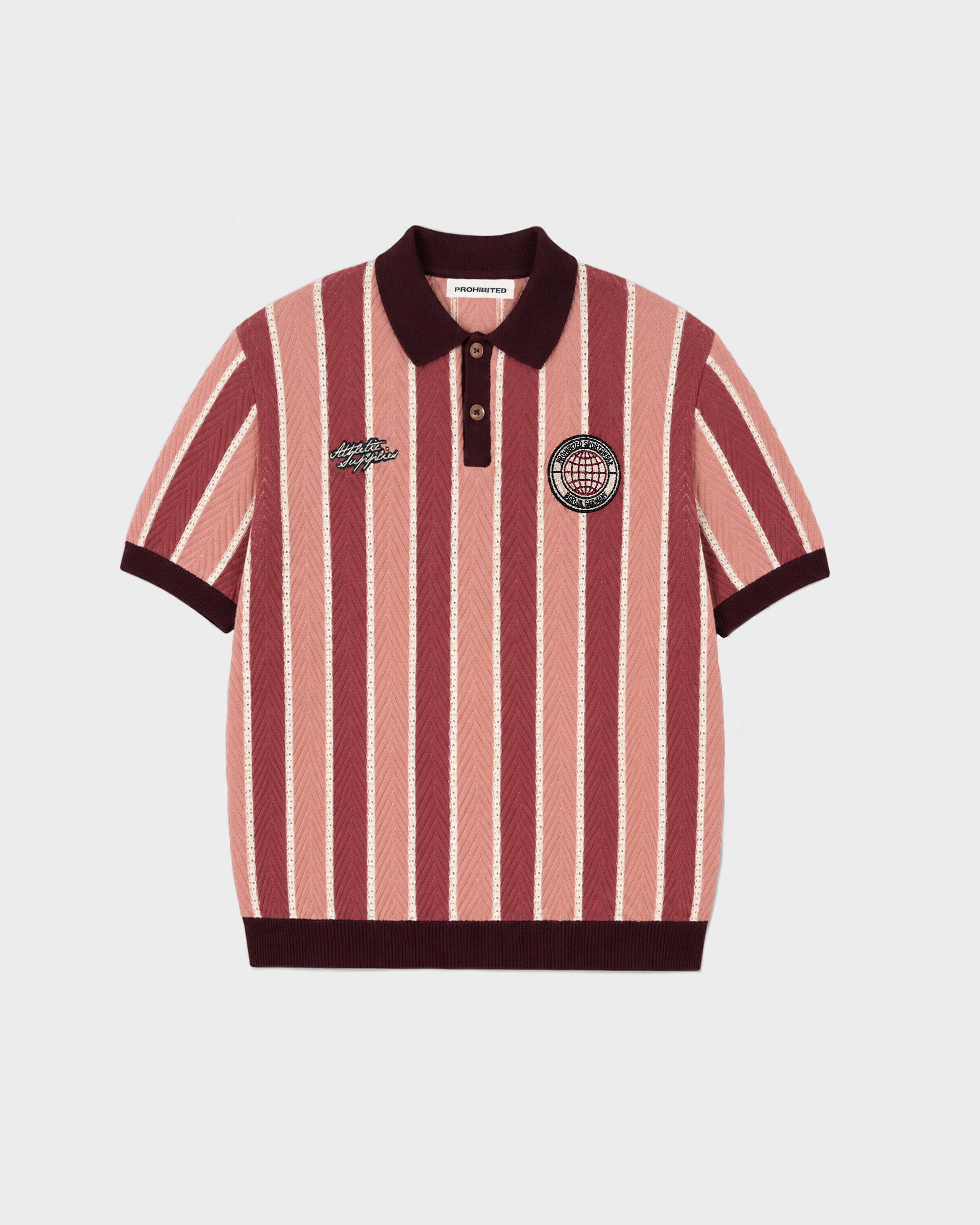 Court Knit Polo Red