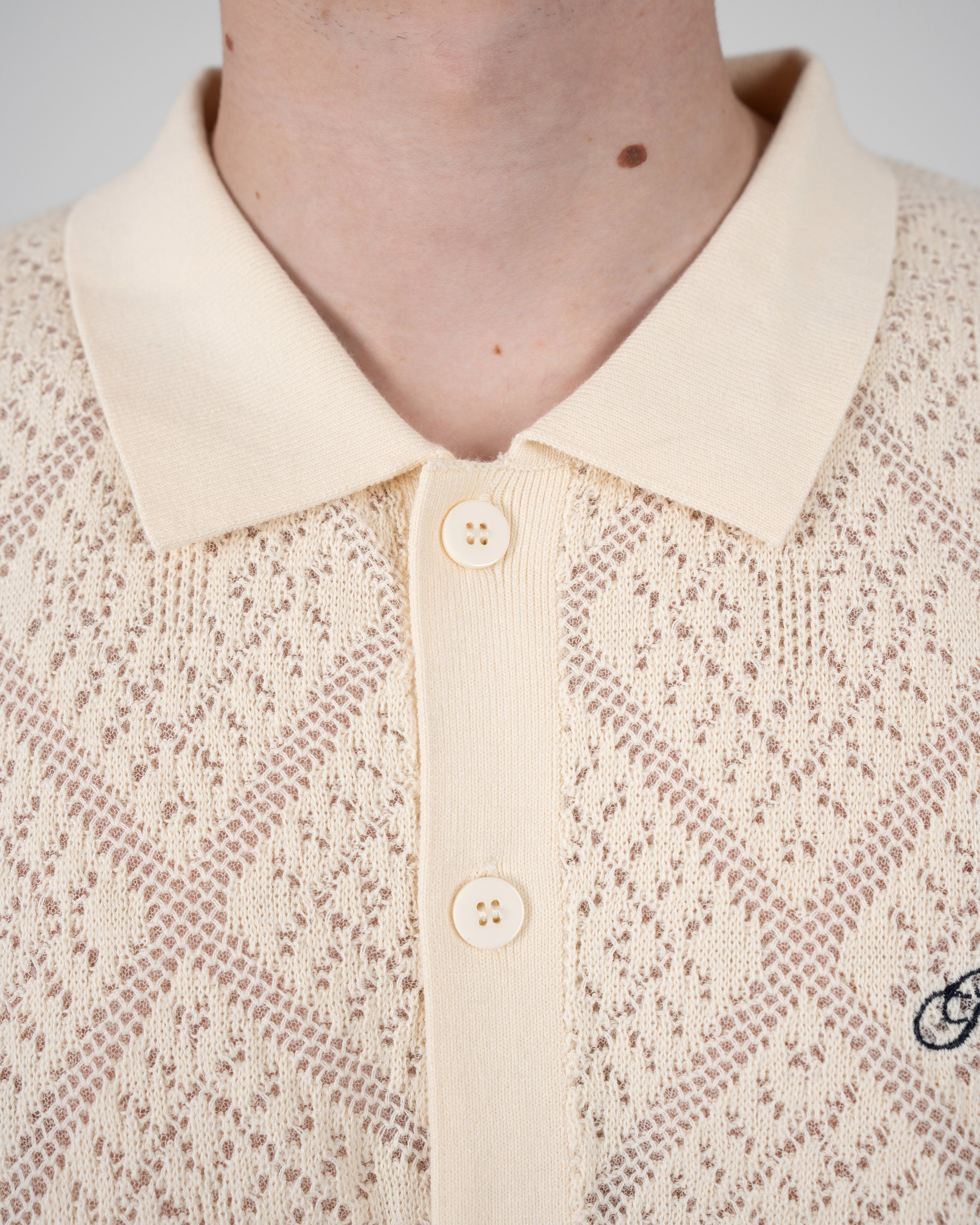 Silent Bay Lace Shirt White