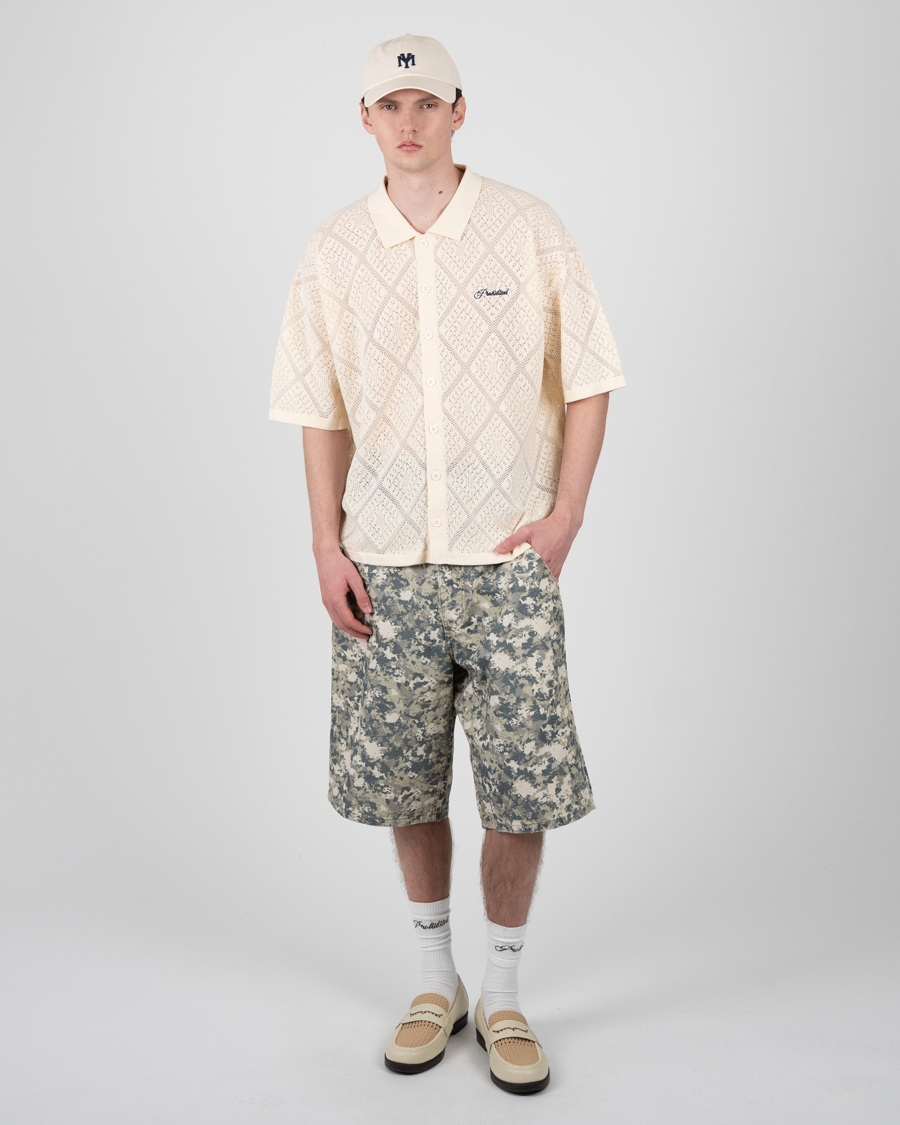 Silent Bay Lace Shirt White