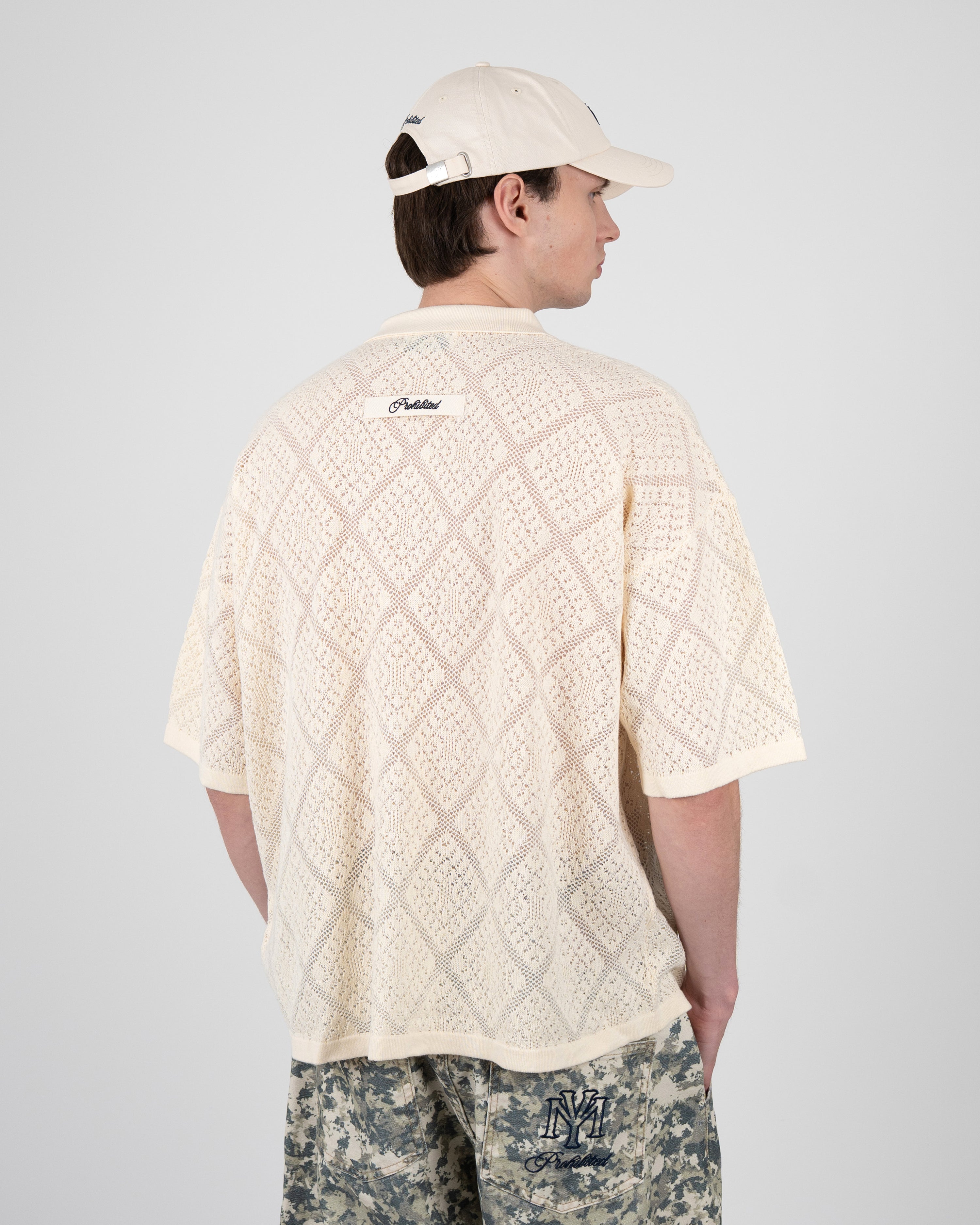 Silent Bay Lace Shirt White