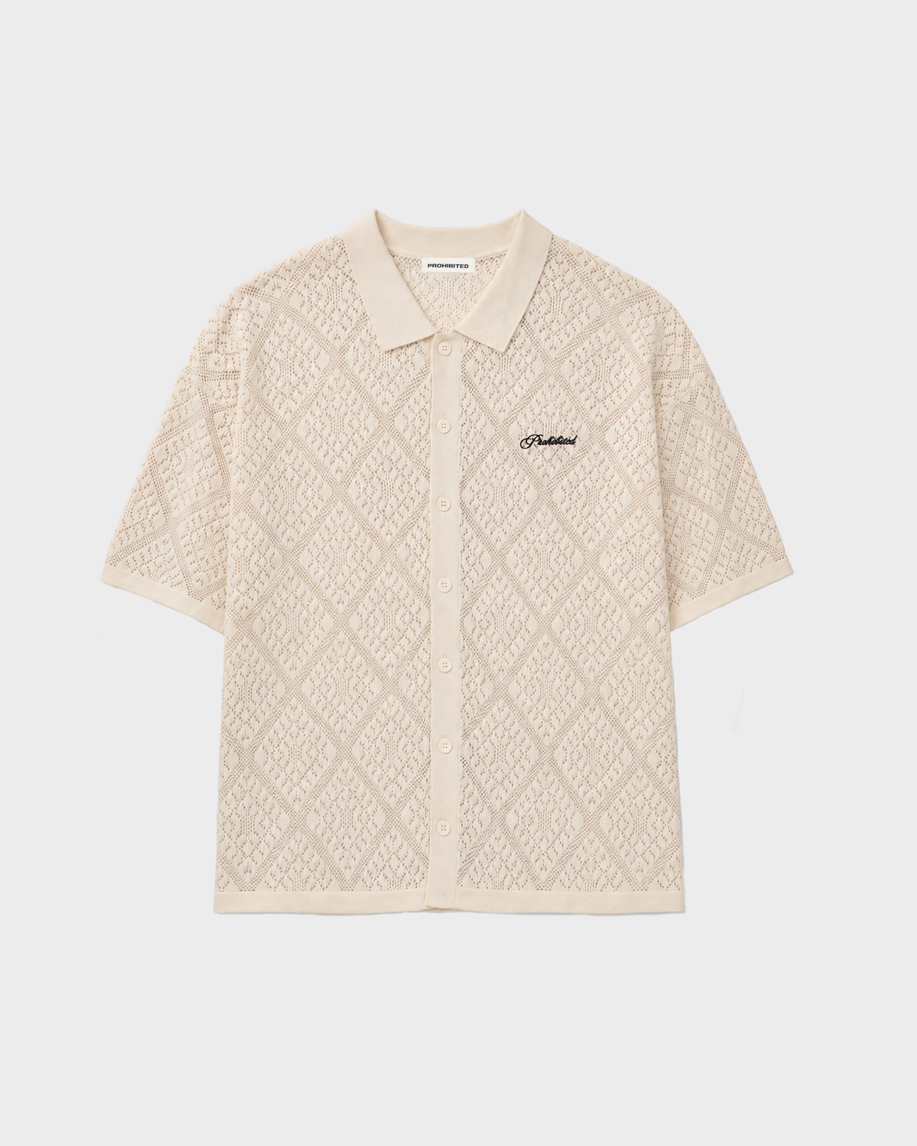 Silent Bay Lace Shirt White