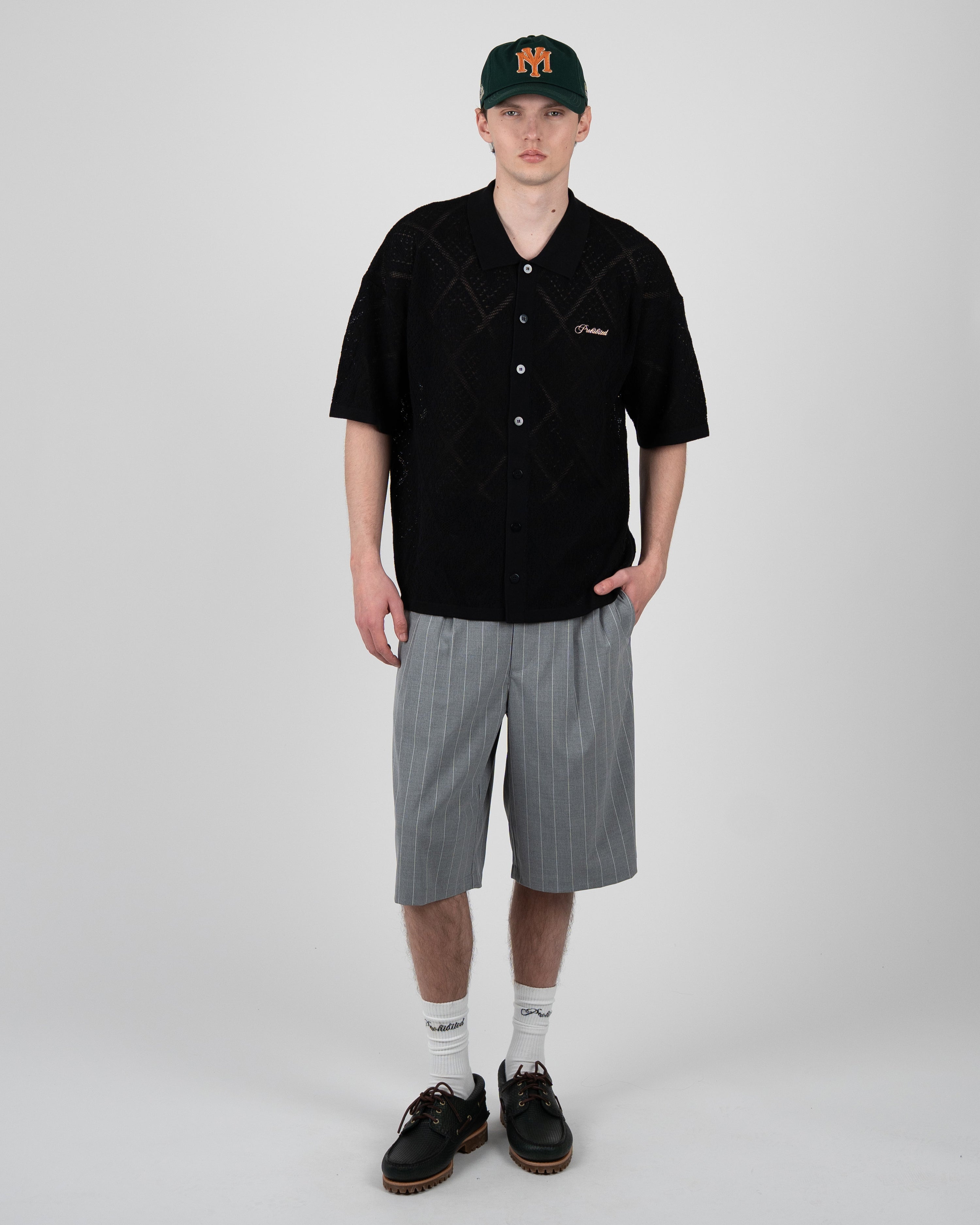 Silent Bay Lace Shirt Black