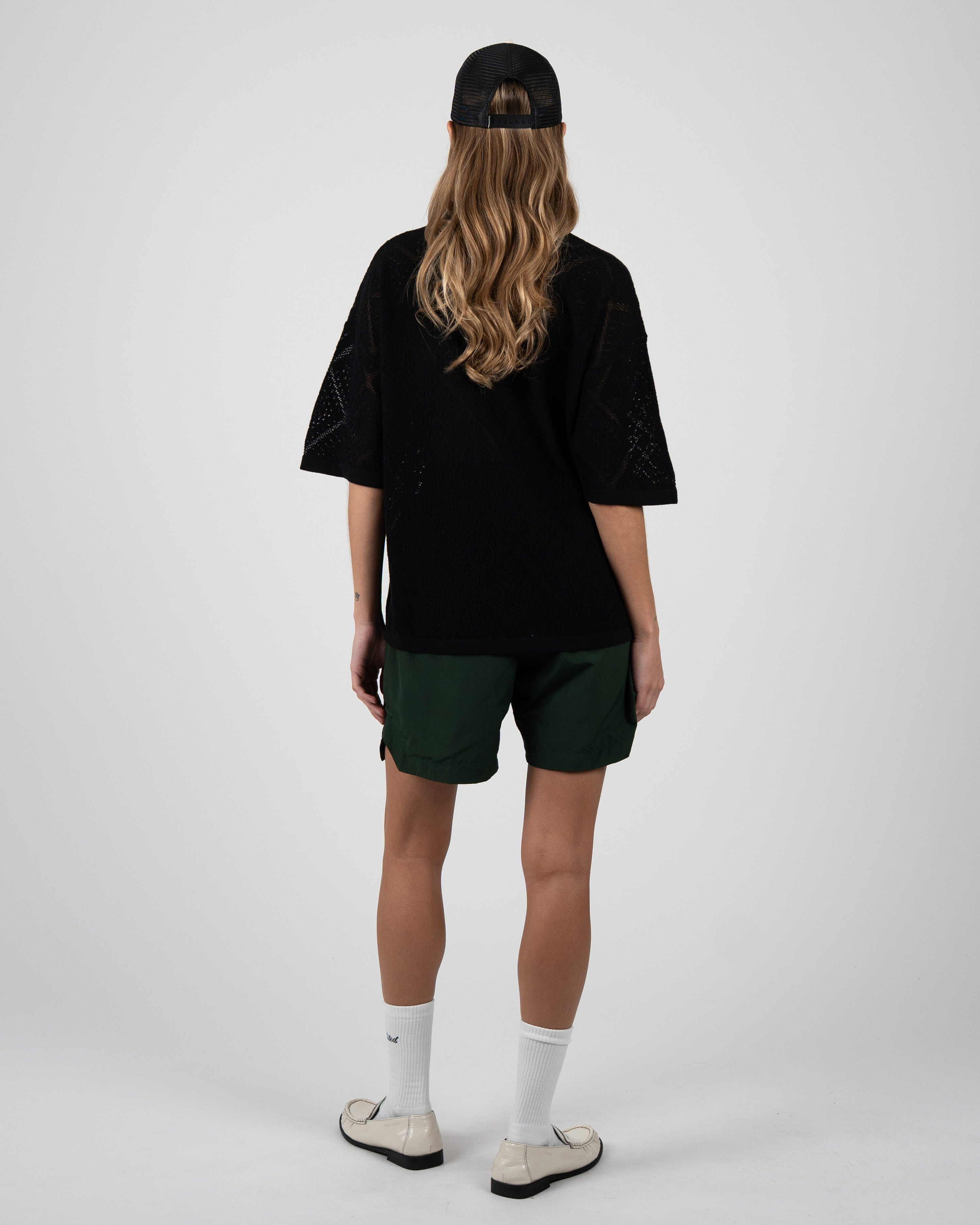 Silent Bay Lace Shirt Black