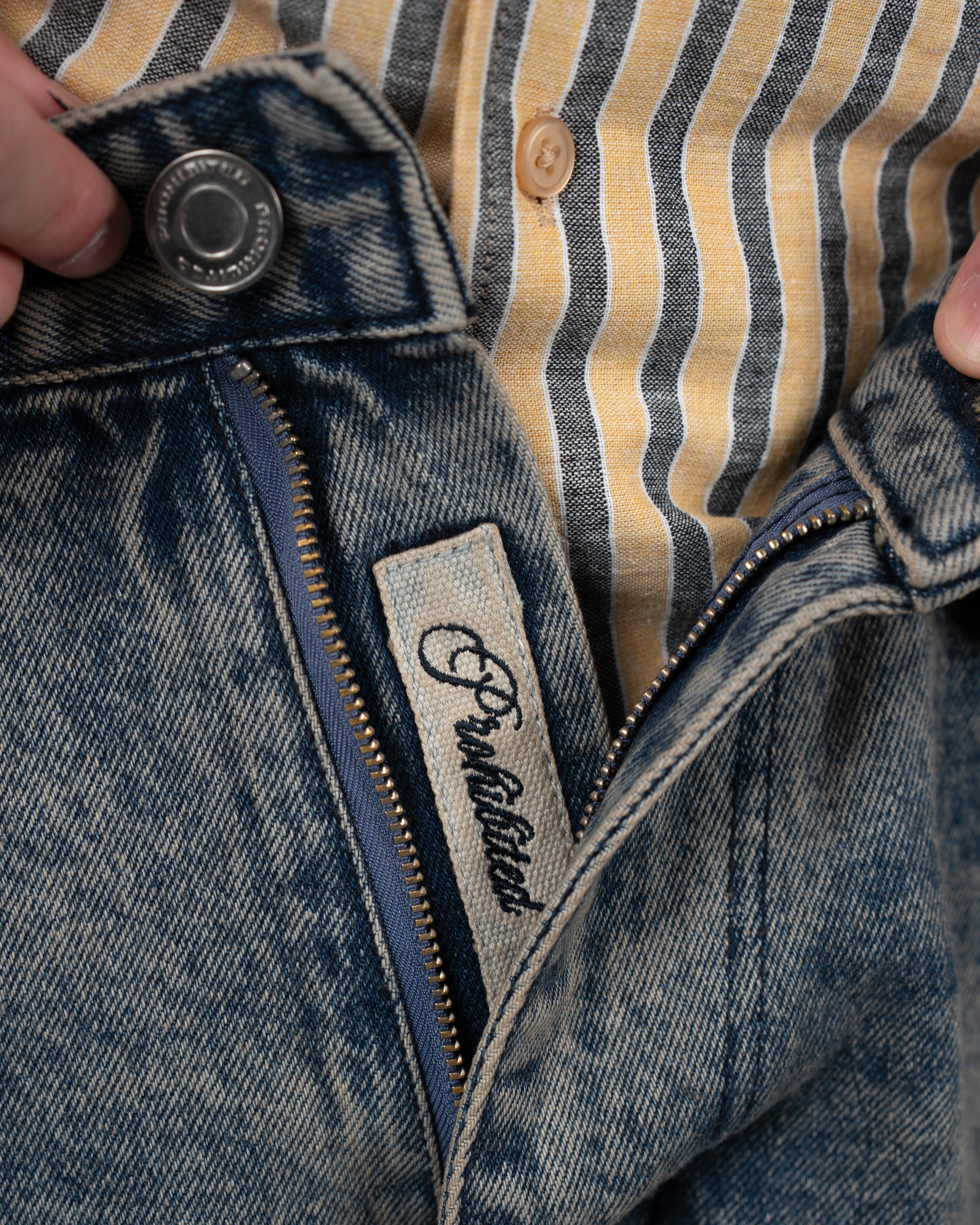Off Shore Jorts Faded Blue