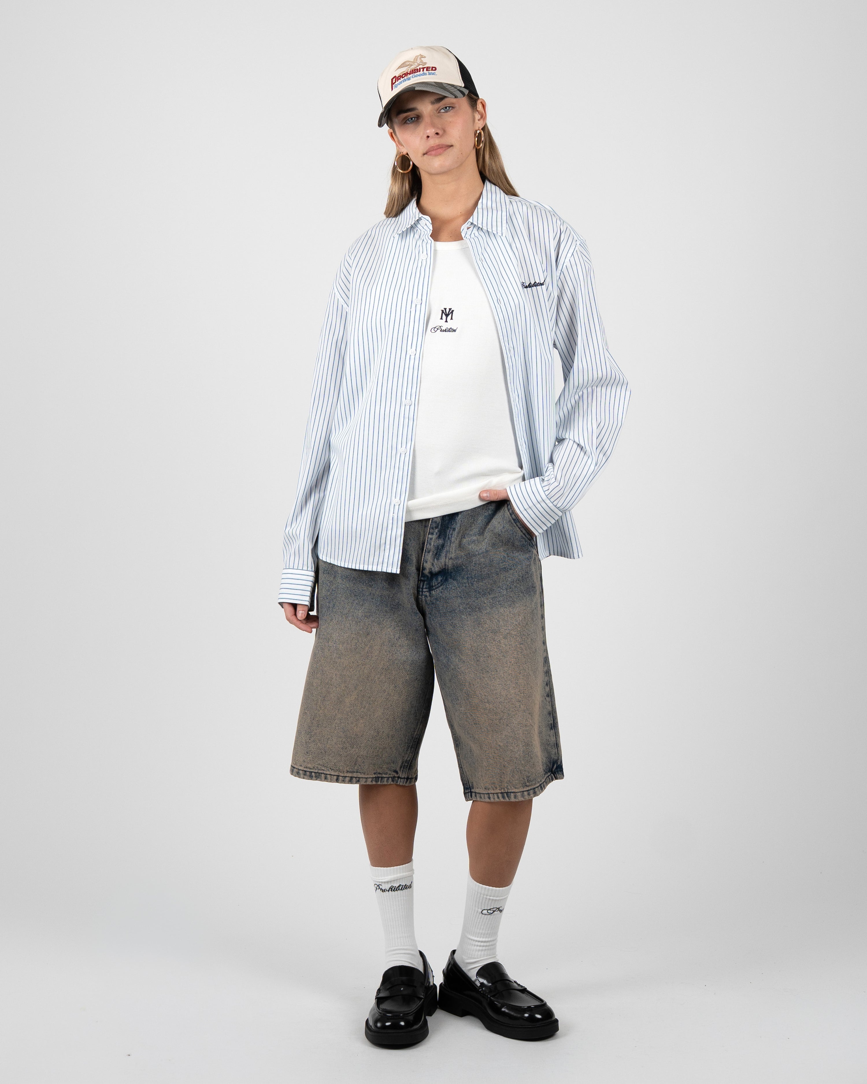 Off Shore Jorts Faded Blue