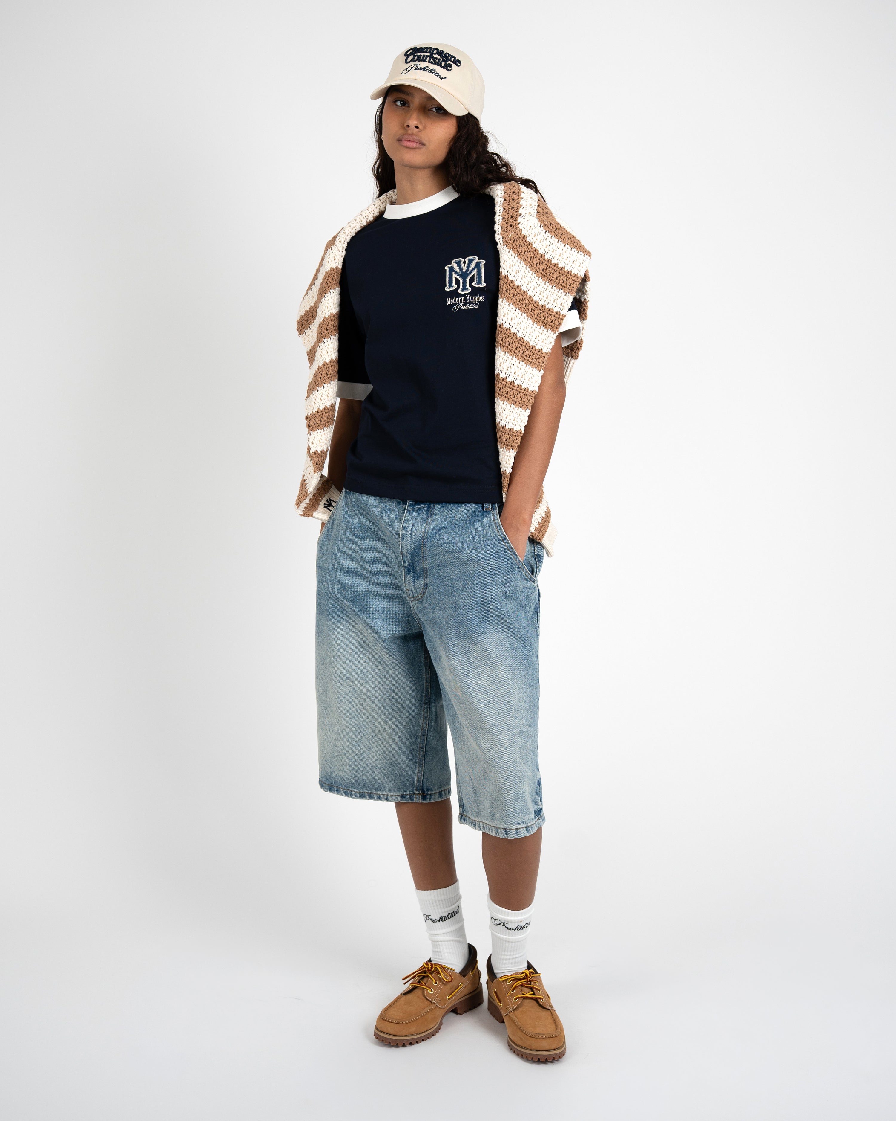 Off Shore Jorts Light Blue