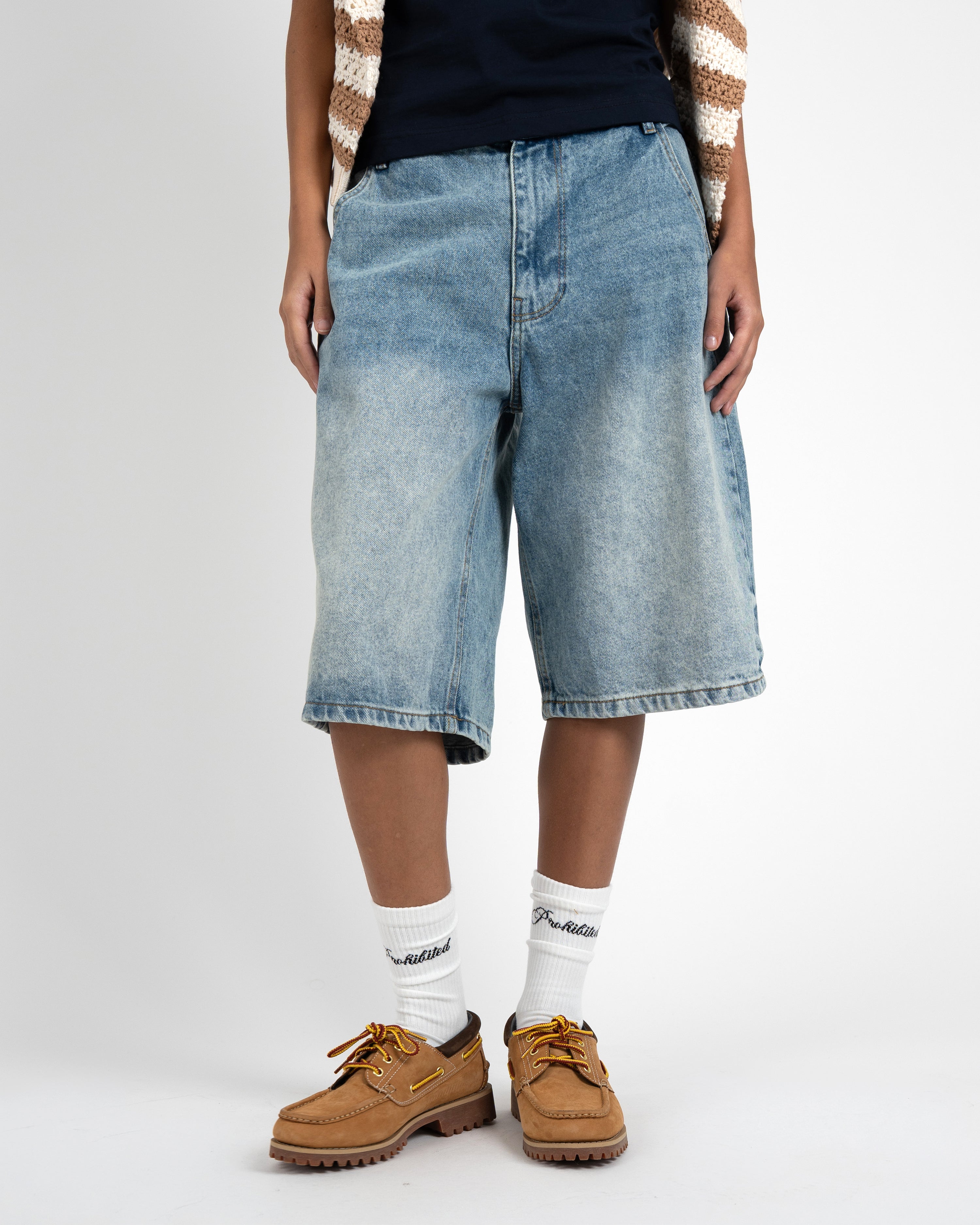 Off Shore Jorts Light Blue