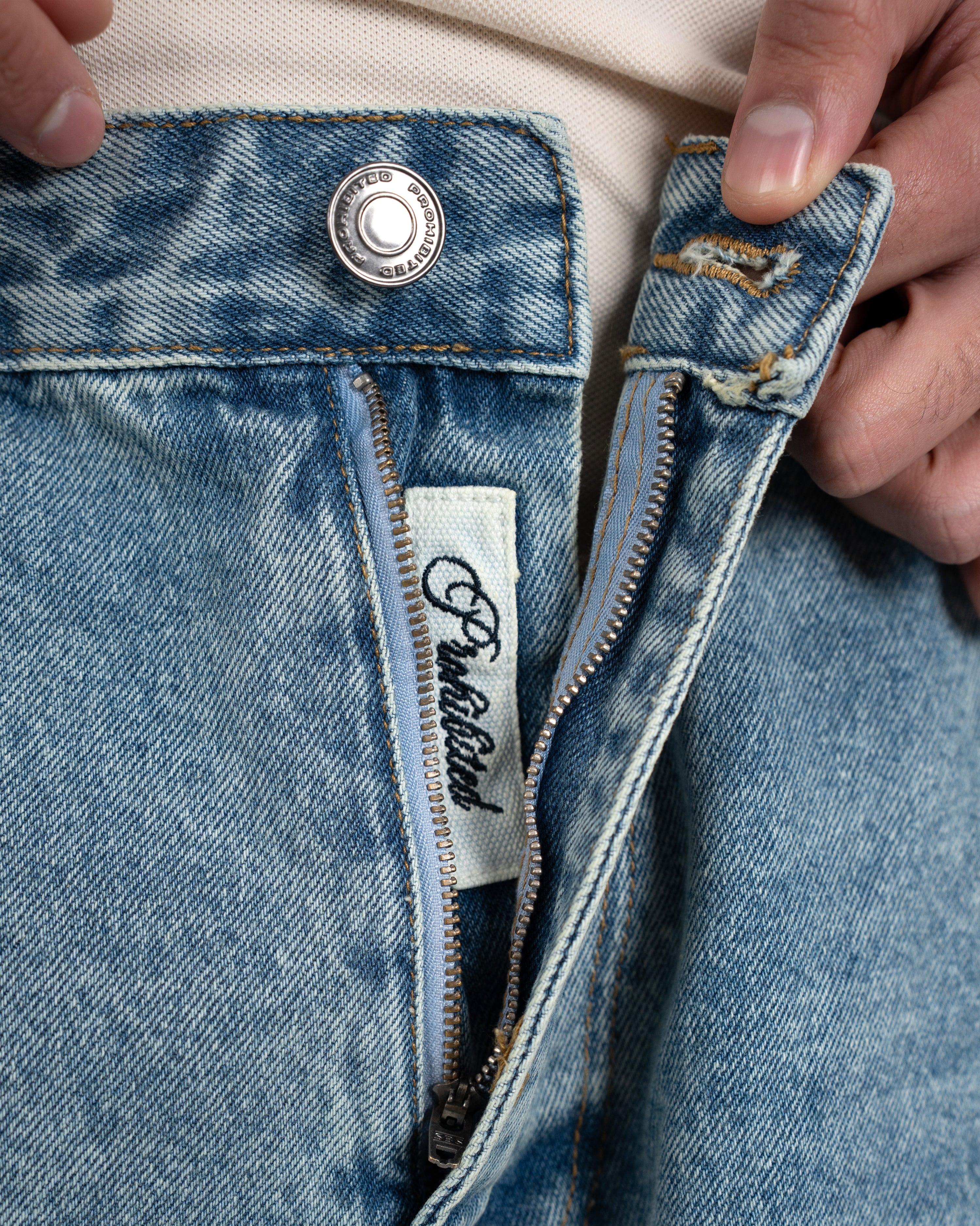 Off Shore Jorts Light Blue